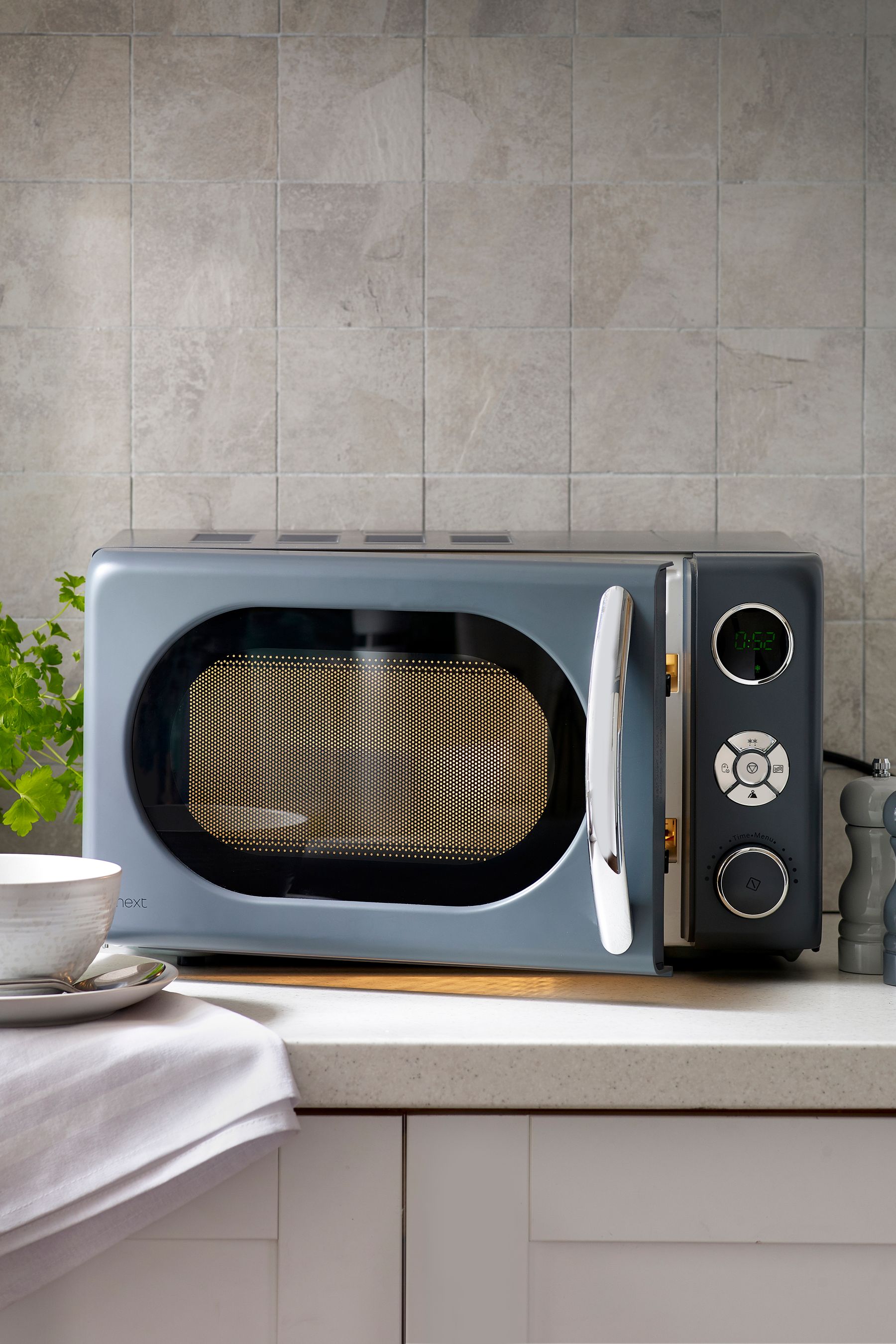 Buy Dark Grey Digital 800W 20L Microwave from the Next UK online shop