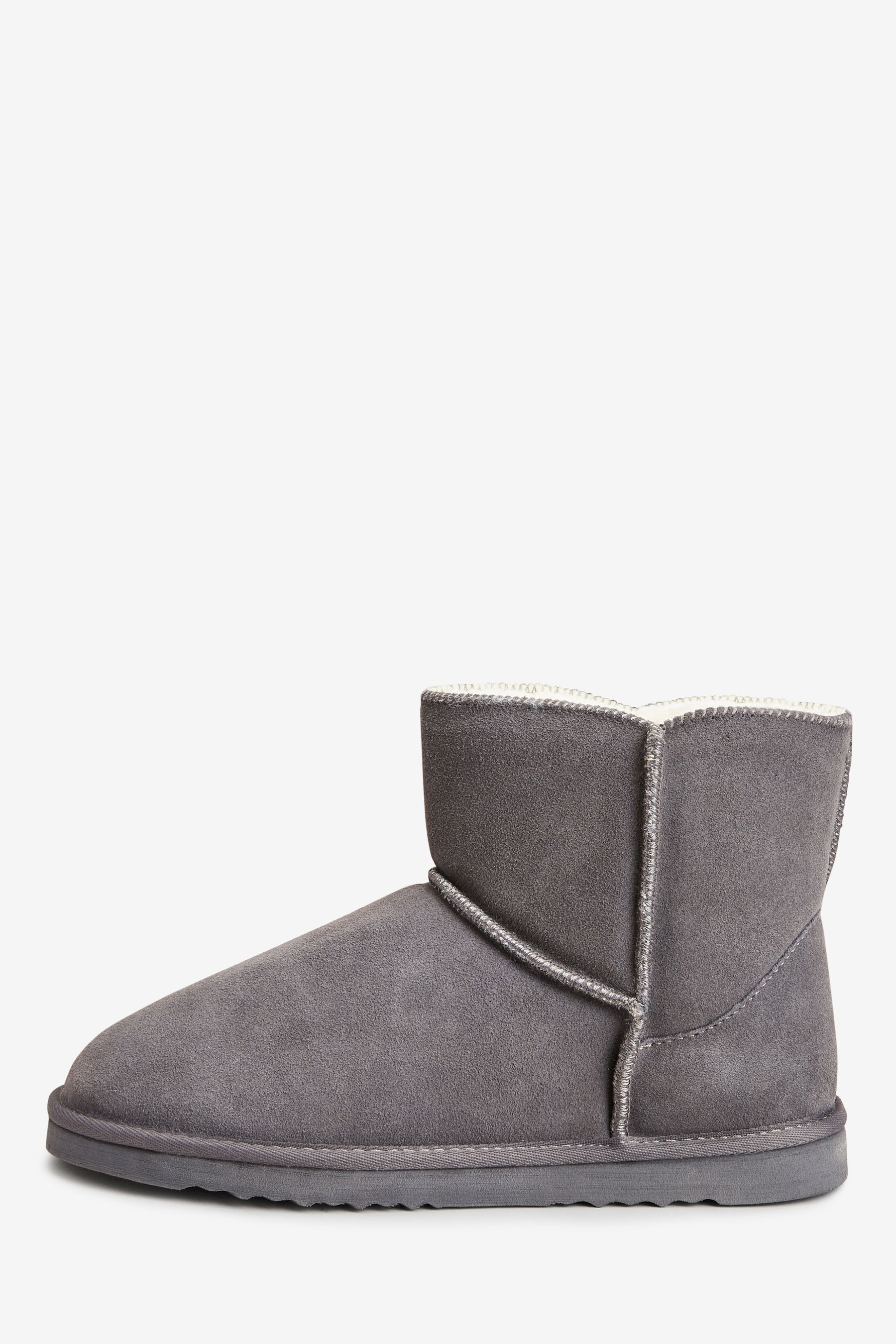 gray slipper boots