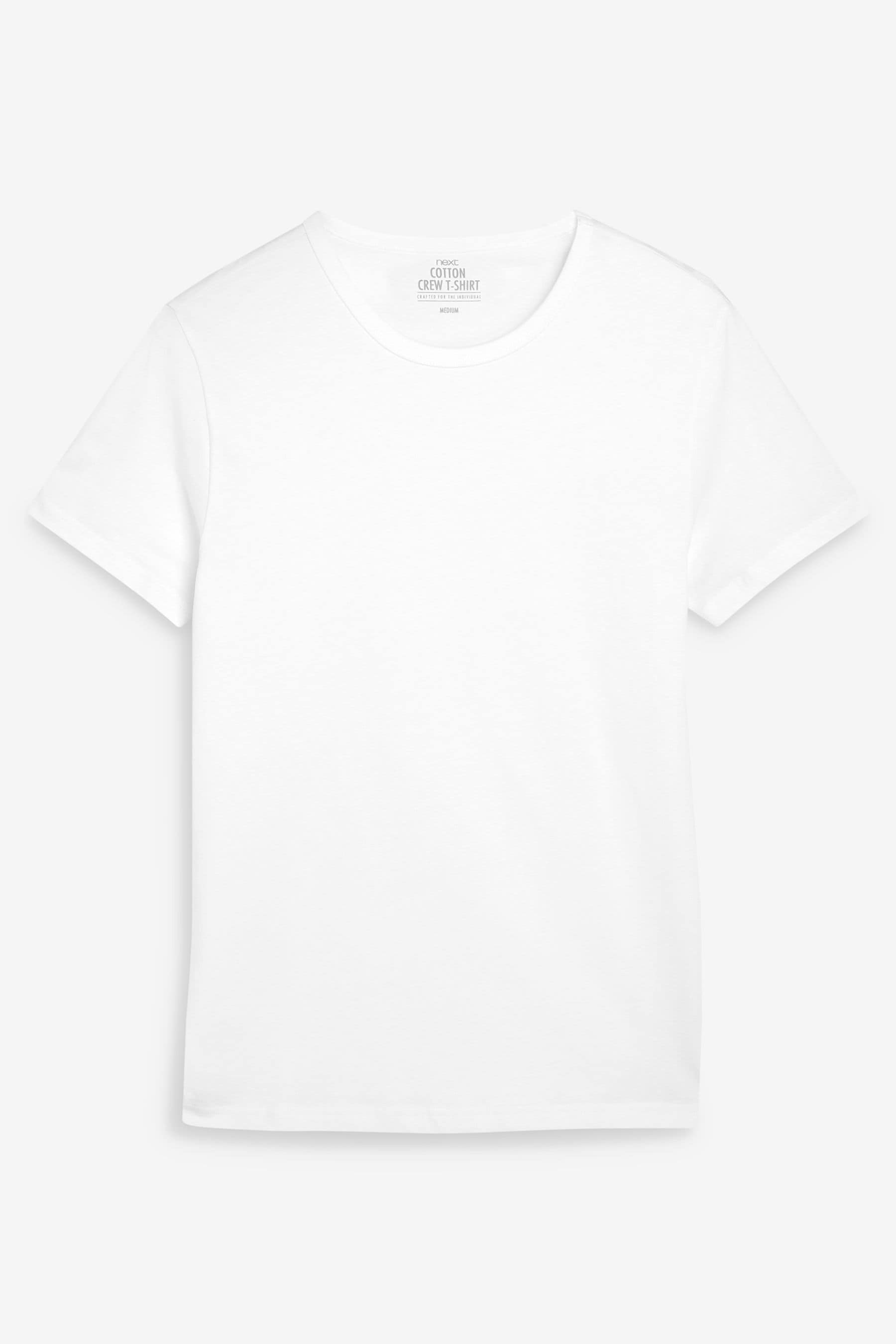Buy Navy Blue/Blue/White/Grey Marl/Blue Marl Slim Slim Fit T-Shirts 5 ...