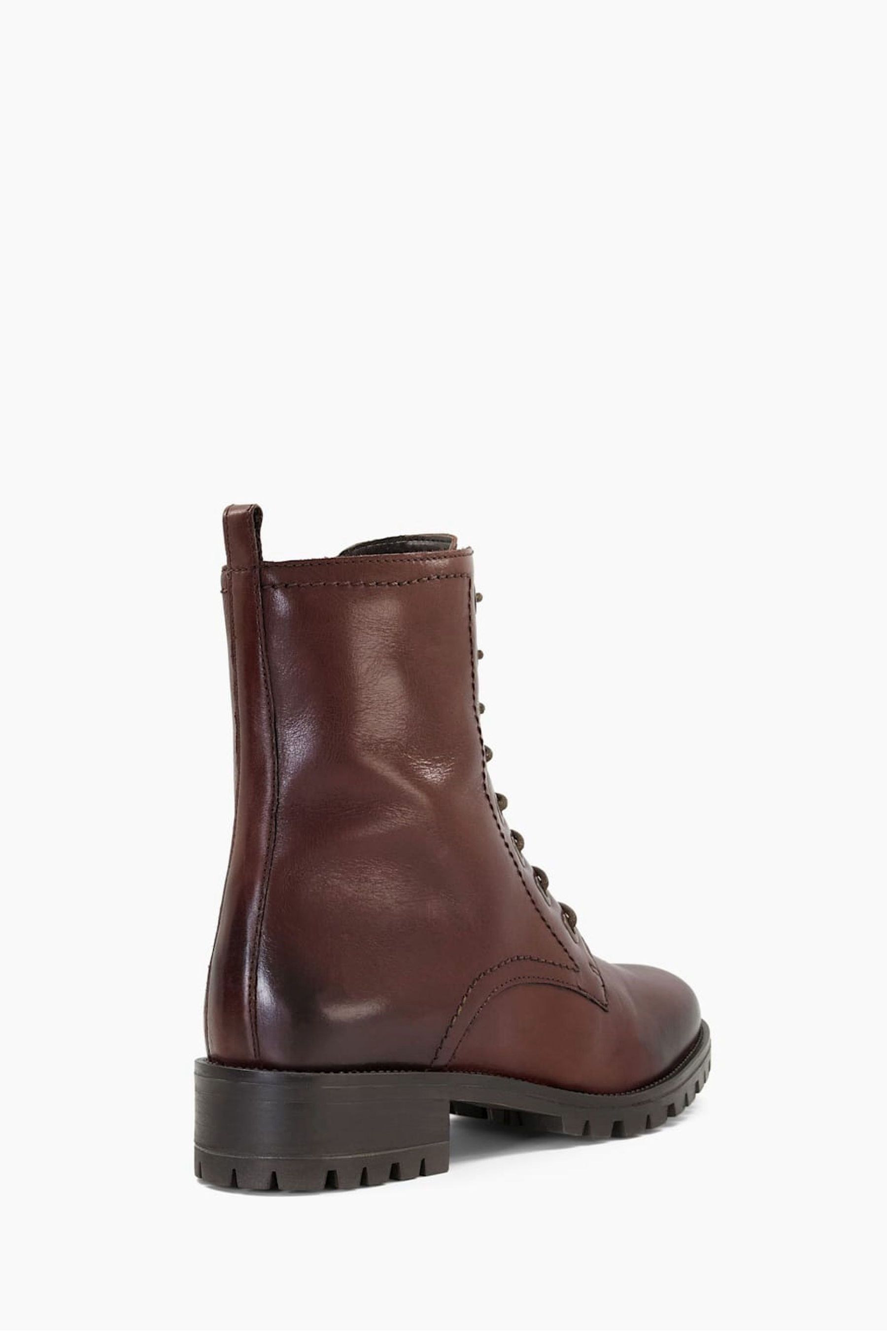 cleated sole lace up boots