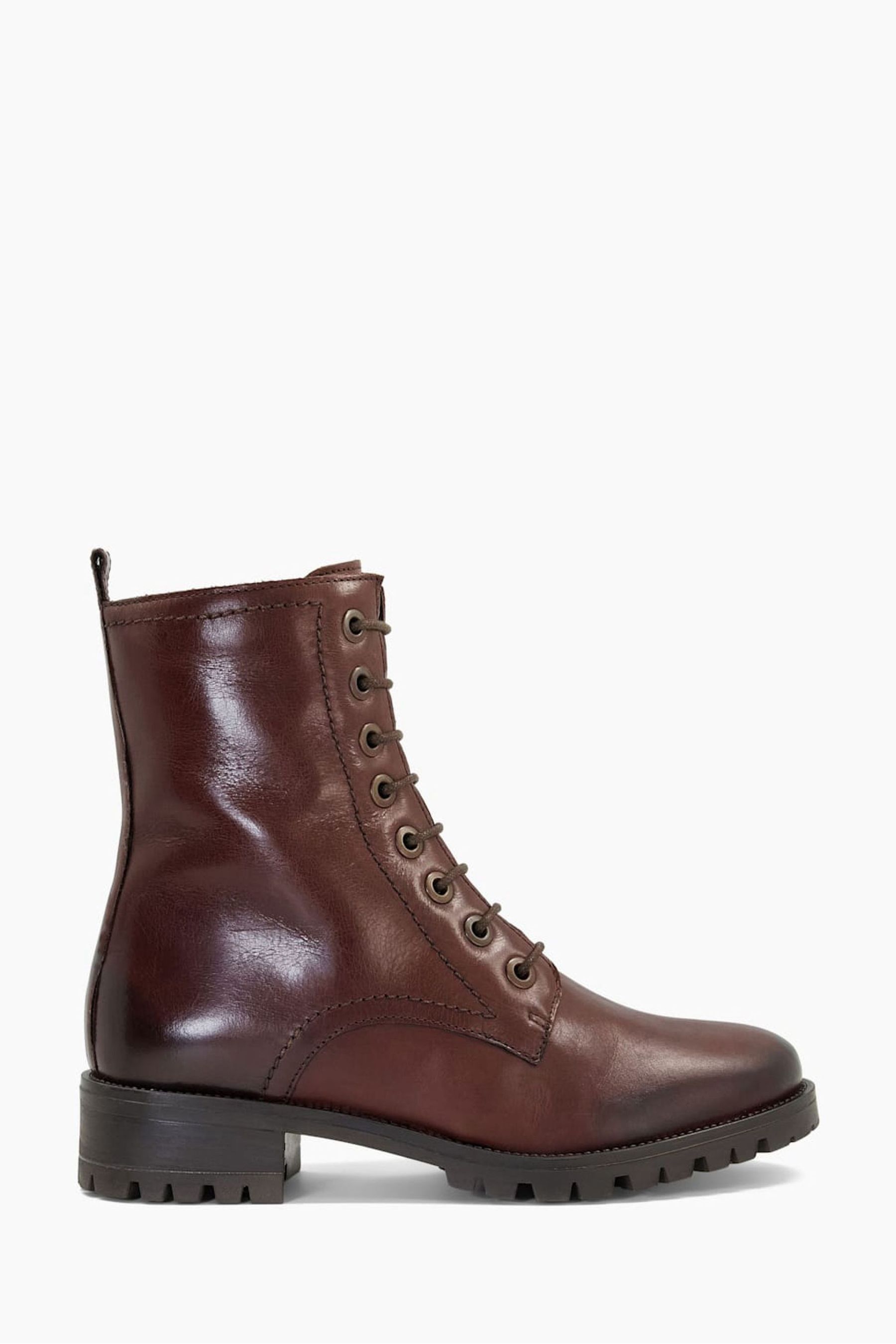 cleated sole lace up boots