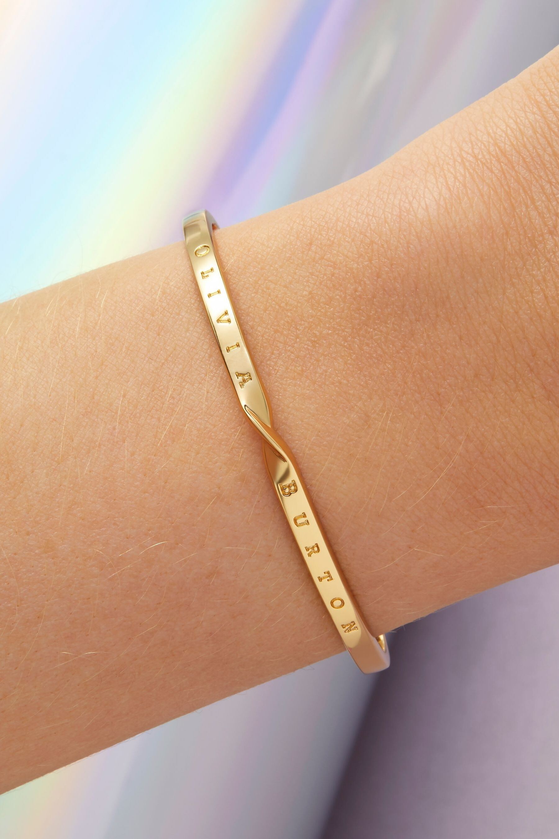 Buy Olivia Burton Gold Tone Classic Twist Bangle from the Next UK online shop
