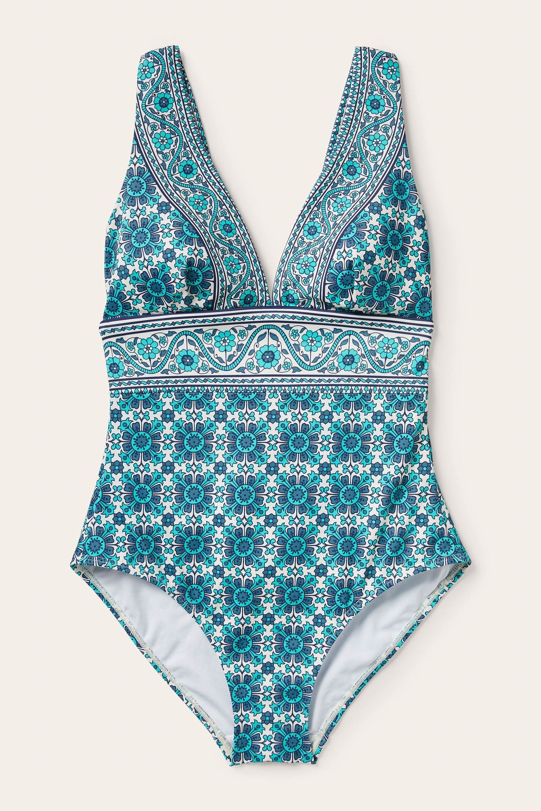 Buy Boden Blue Calabria Swimsuit from the Next UK online shop