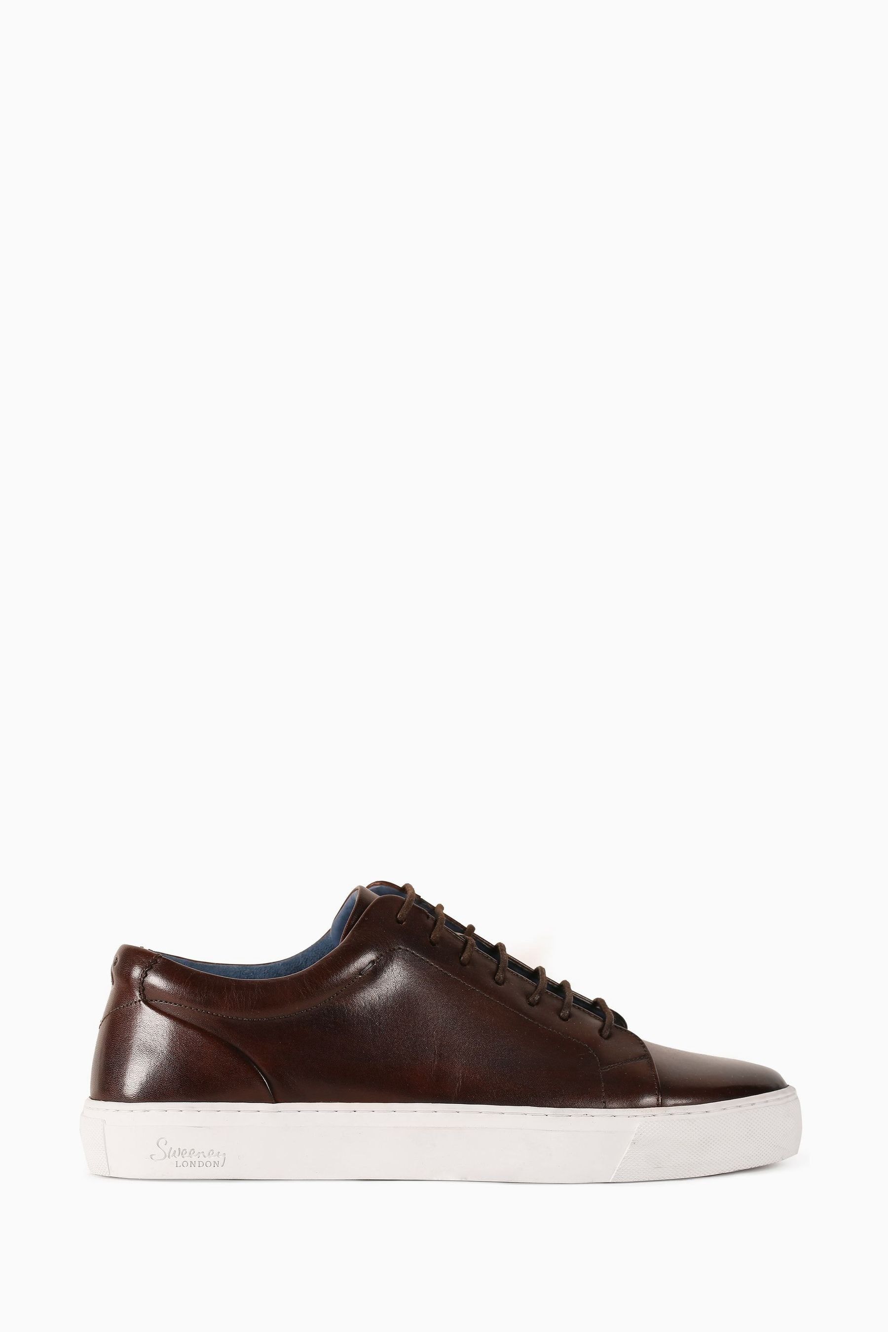 oliver sweeney antique calf leather sneaker