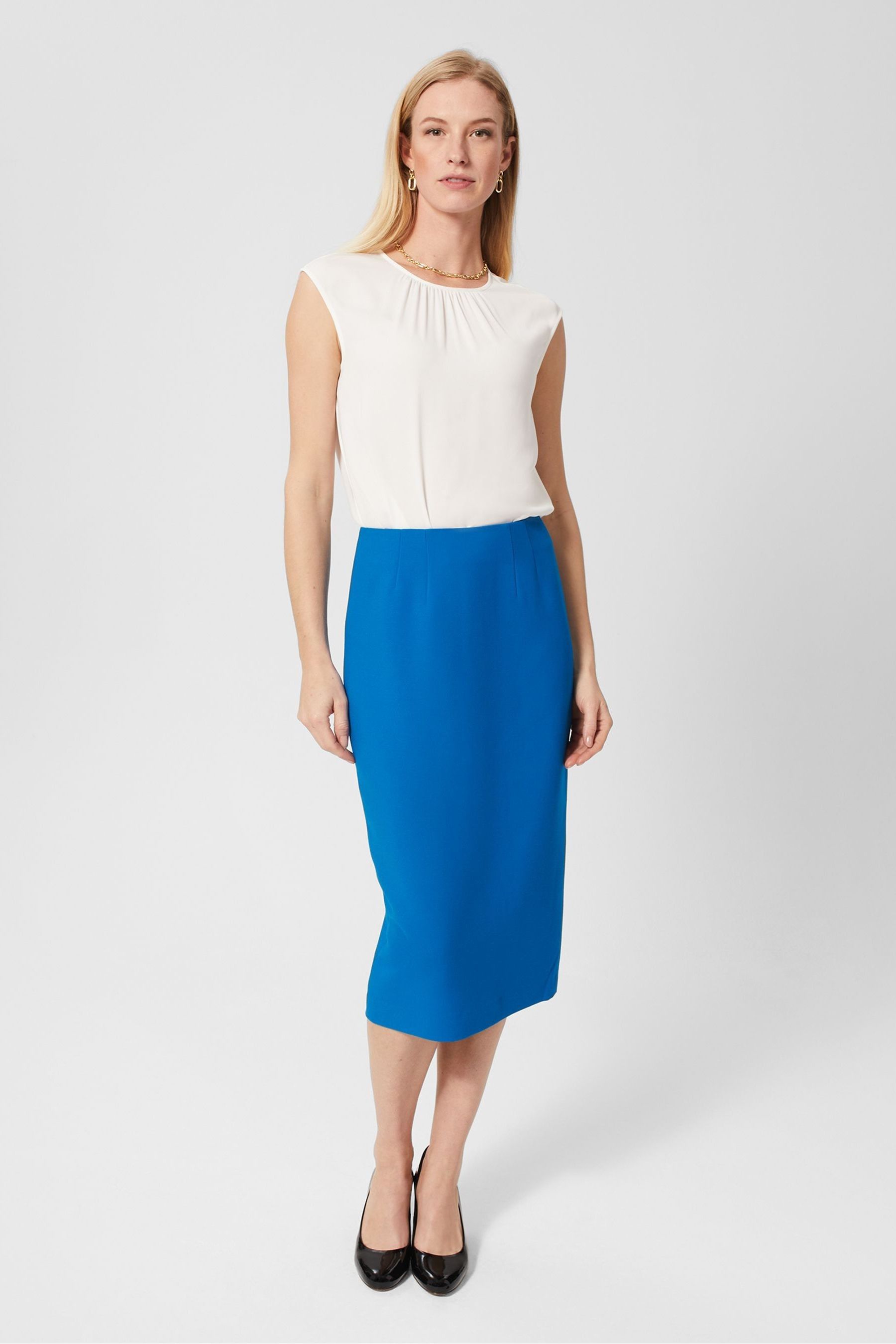 Buy Hobbs Blue Suki Skirt from Next Ireland