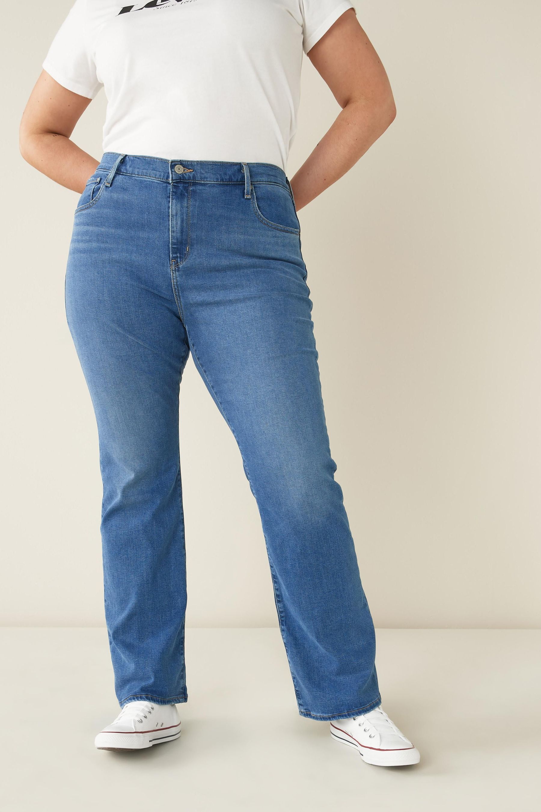 Buy Levi's® Curve 725™ High Rise Boot Cut Jeans from the Next UK online