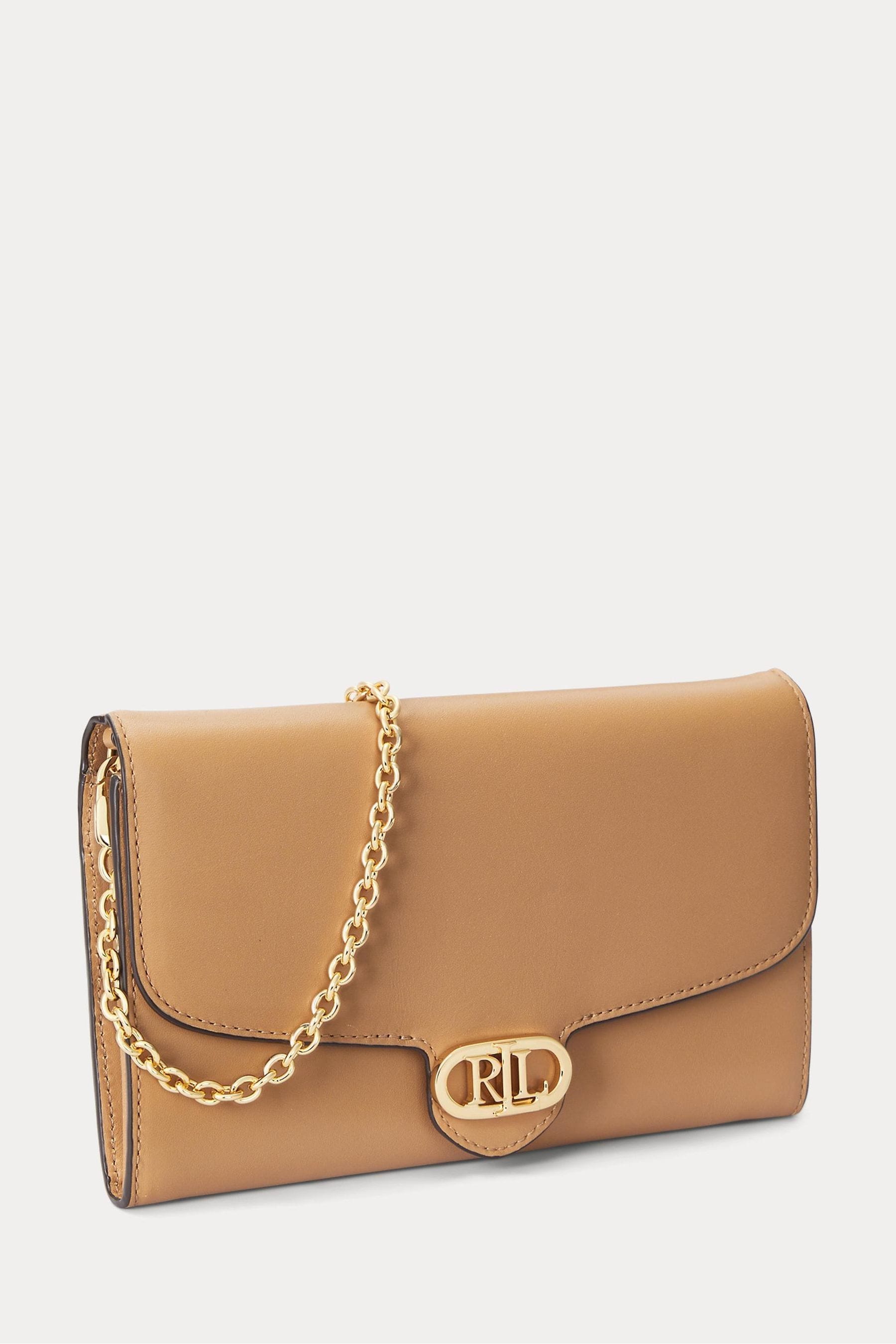 Buy Lauren Ralph Lauren Natural Adair Leather Cross-Body Bag from Next ...