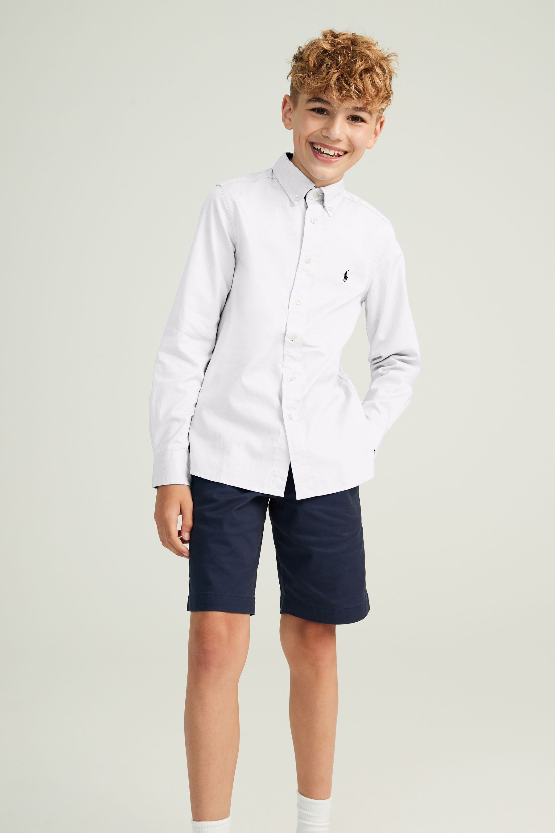 Buy Polo Ralph Lauren Oxford Logo Shirt from the Next UK online shop