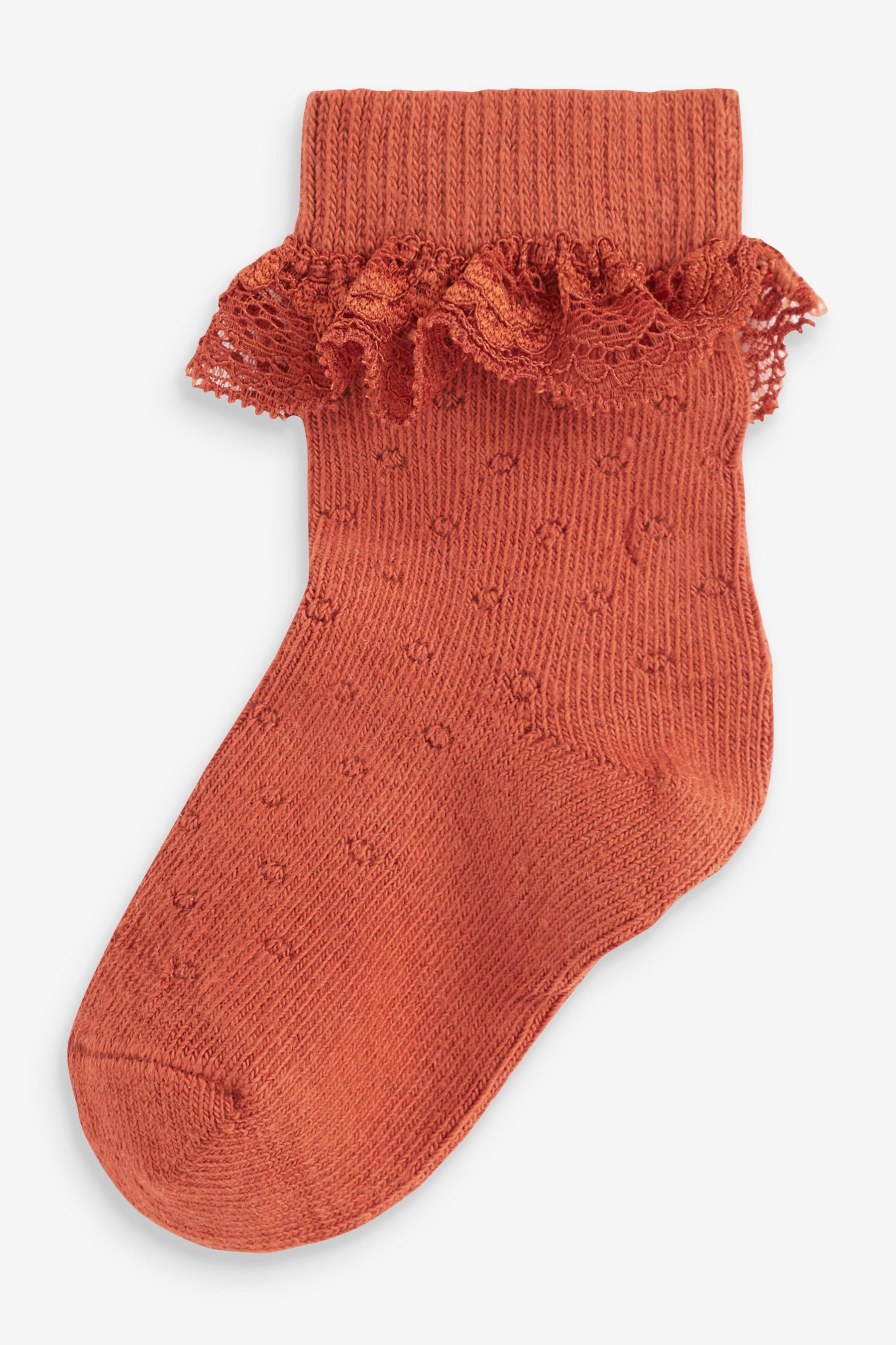 knee high socks with frills