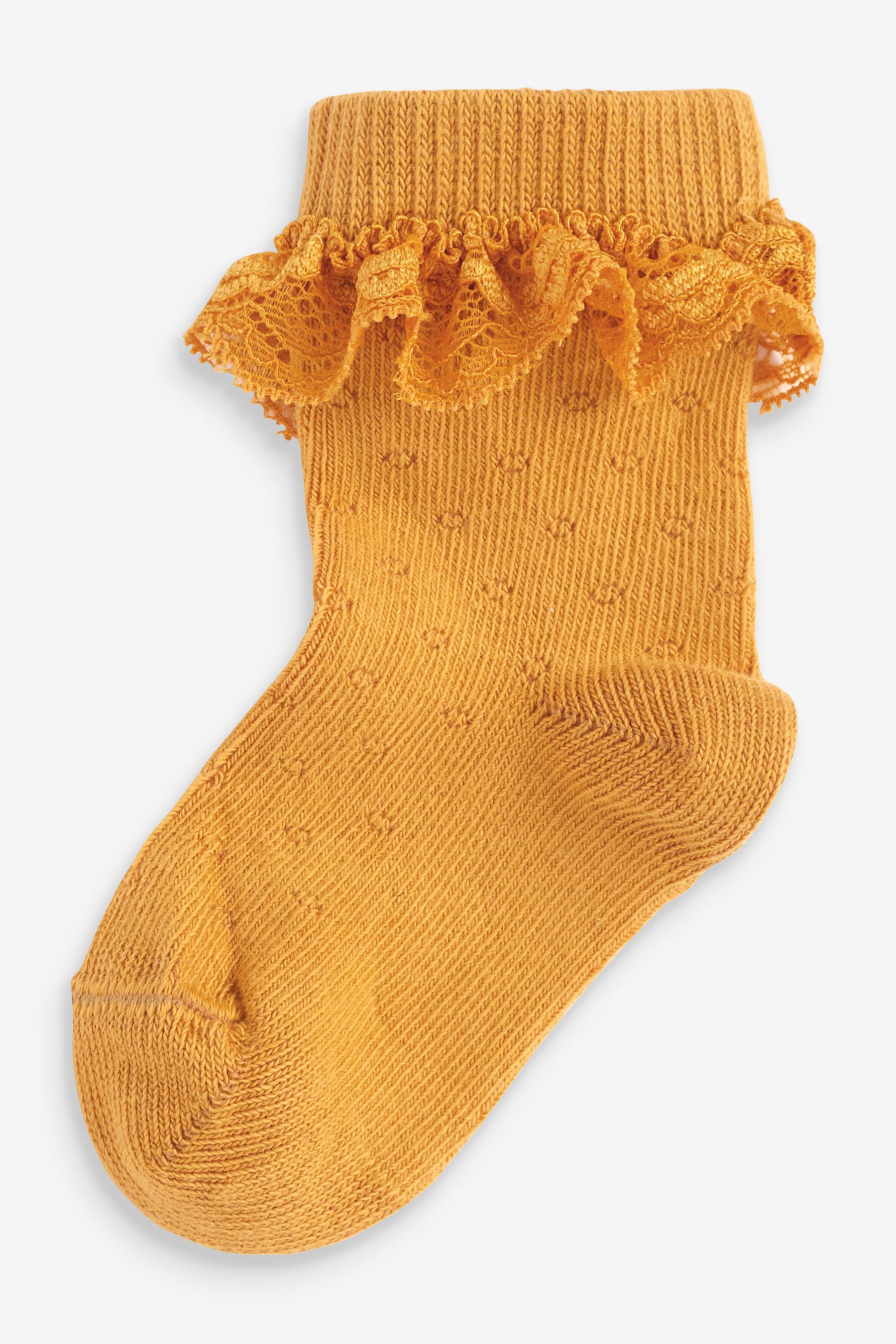 Buy 7 Pack Lace Frill Ankle Socks (0mths-2yrs) from the Next UK online shop