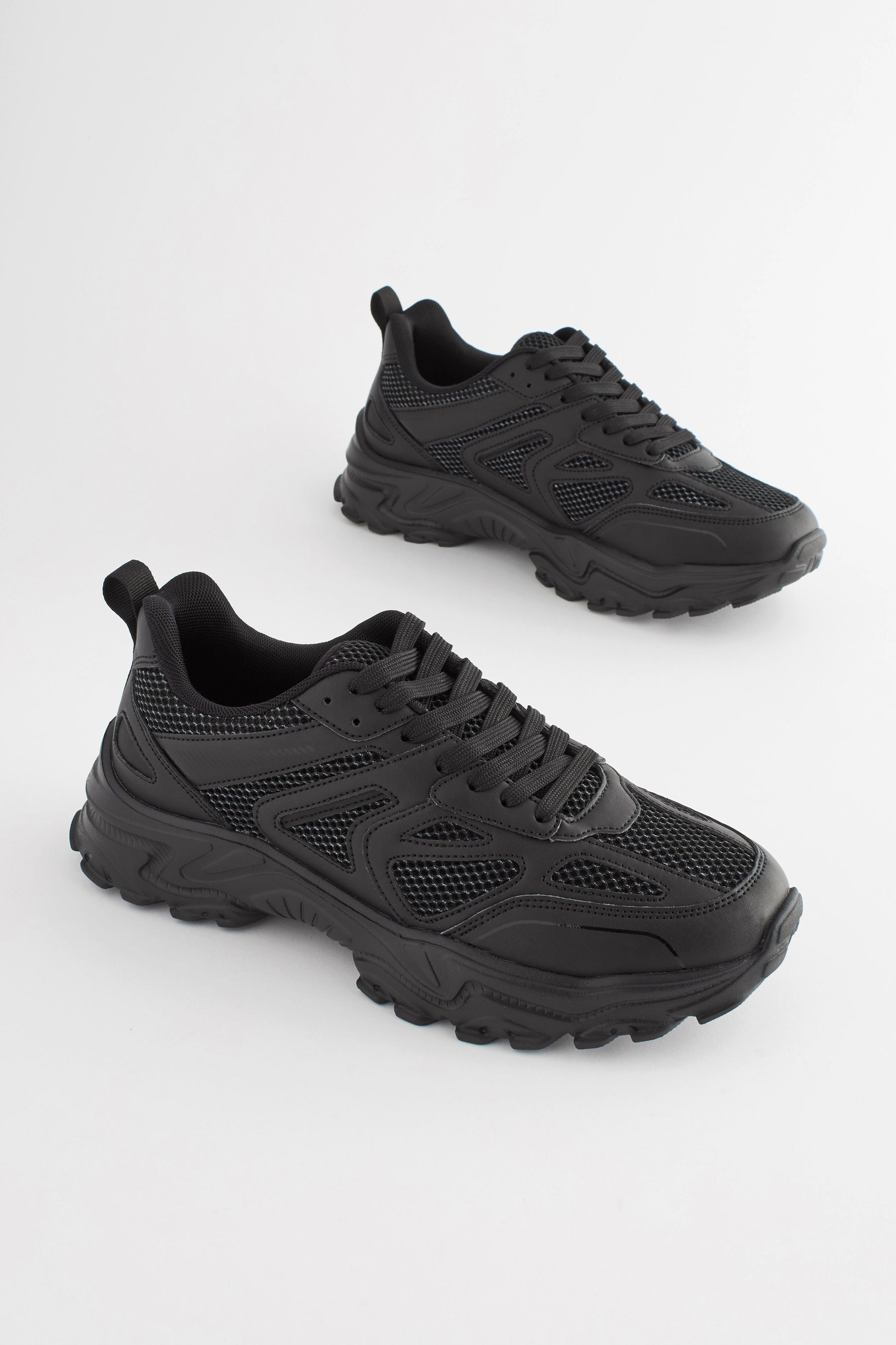 Buy Black EDIT Chunky Trainers from Next United Arab Emirates