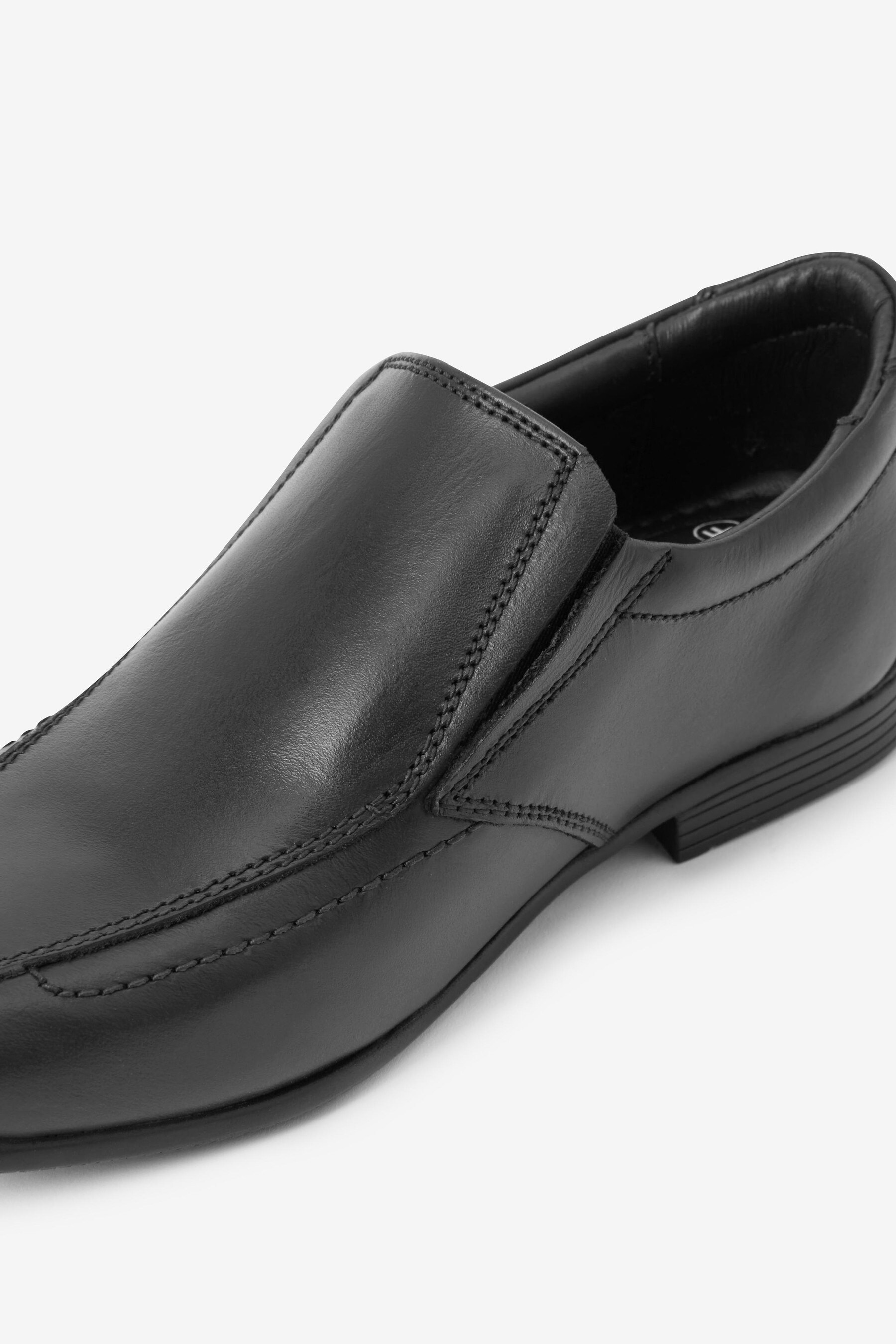 formal black loafers