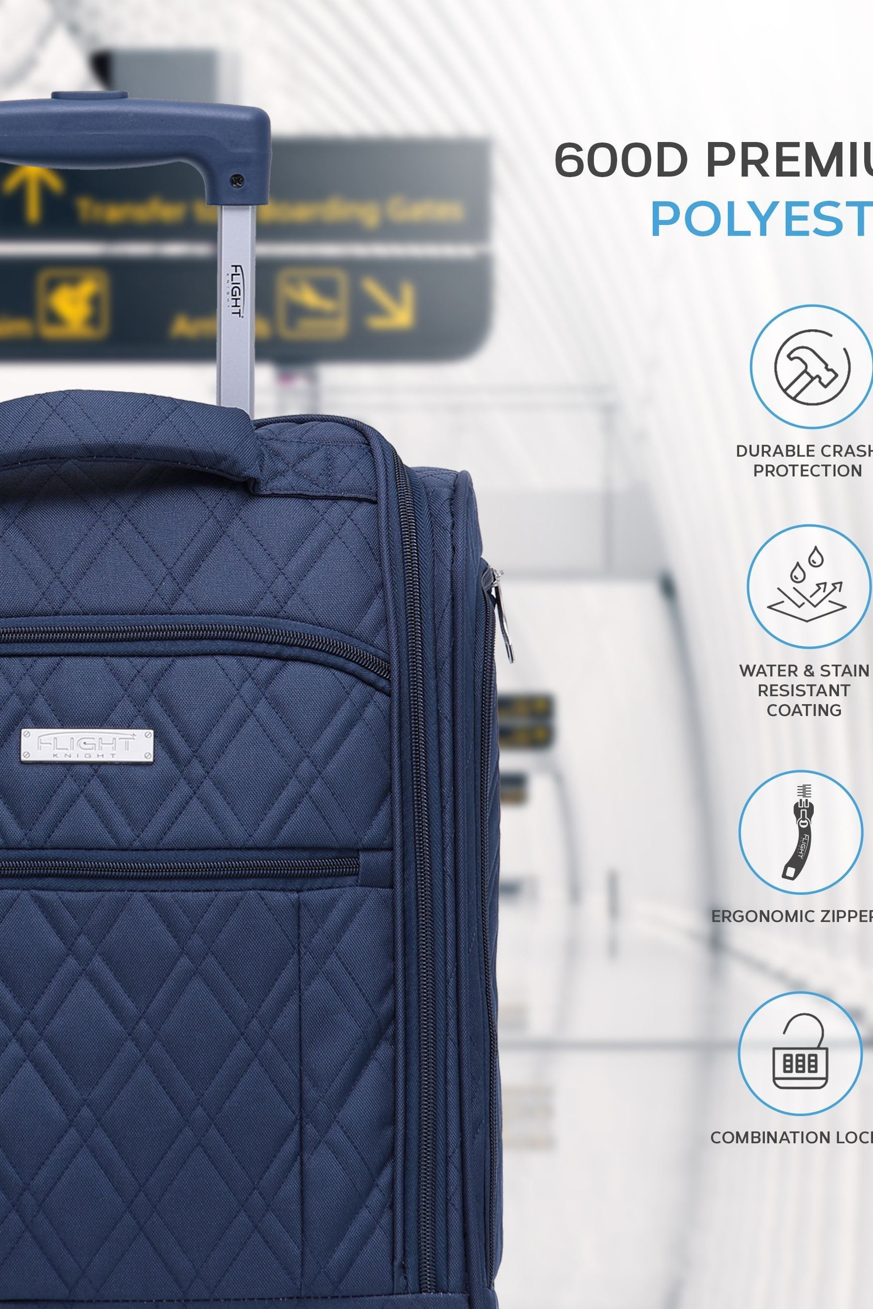 Buy Flight Knight 45x36x20cm EasyJet Underseat Soft Case Cabin Carry On