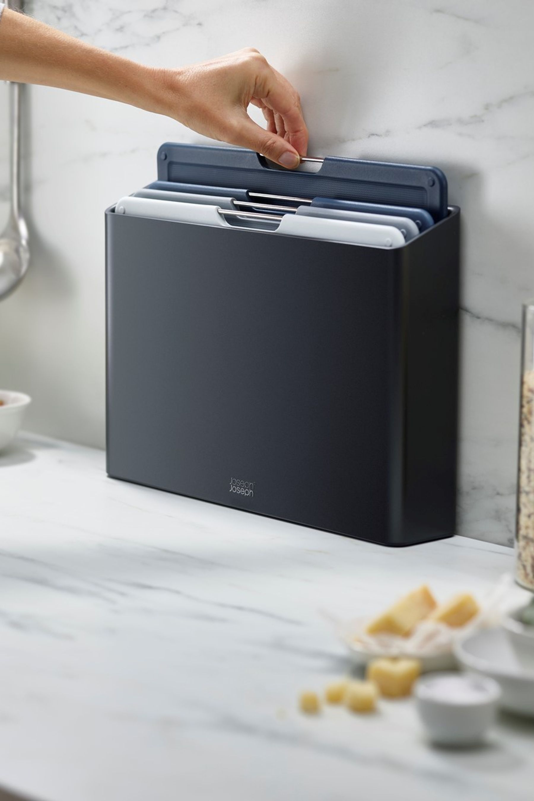 Buy Joseph Joseph Grey Folio 4 Piece Graphite Large Chopping Board Set