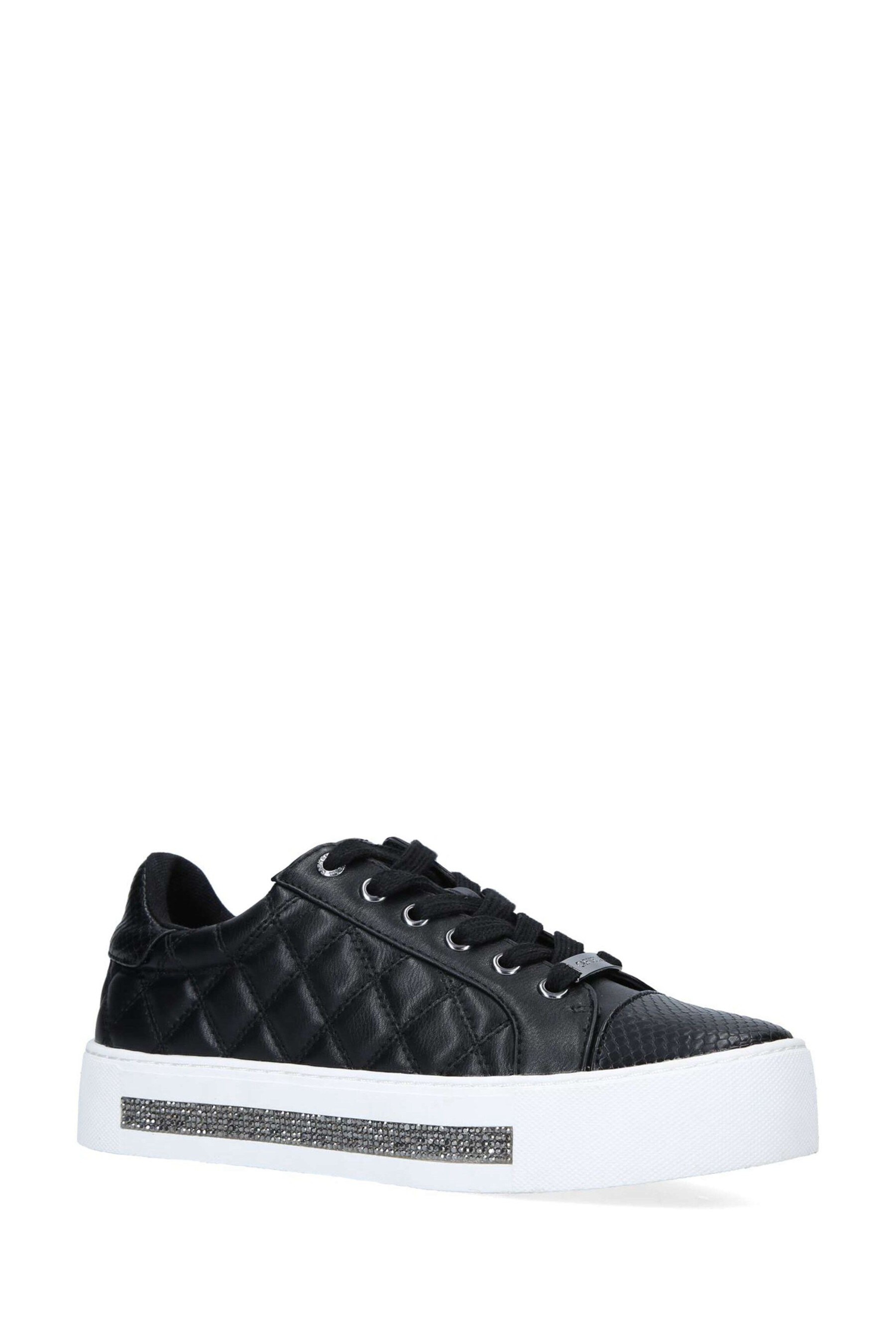 carvela joyful black trainers