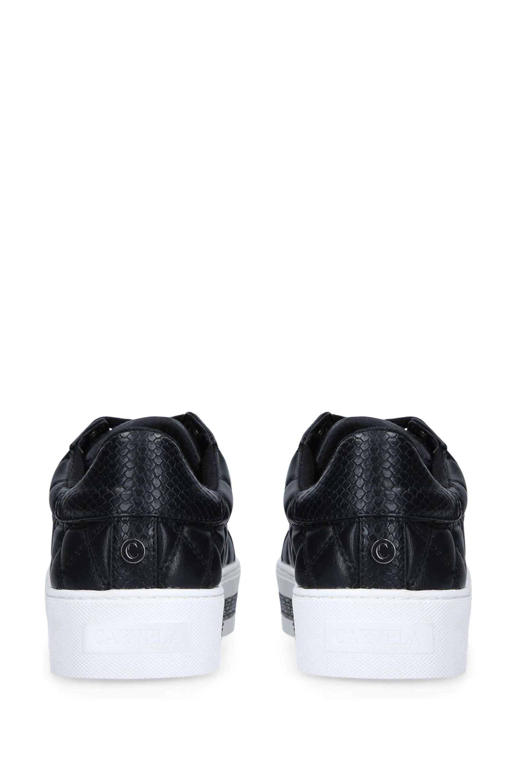 carvela joyful black trainers