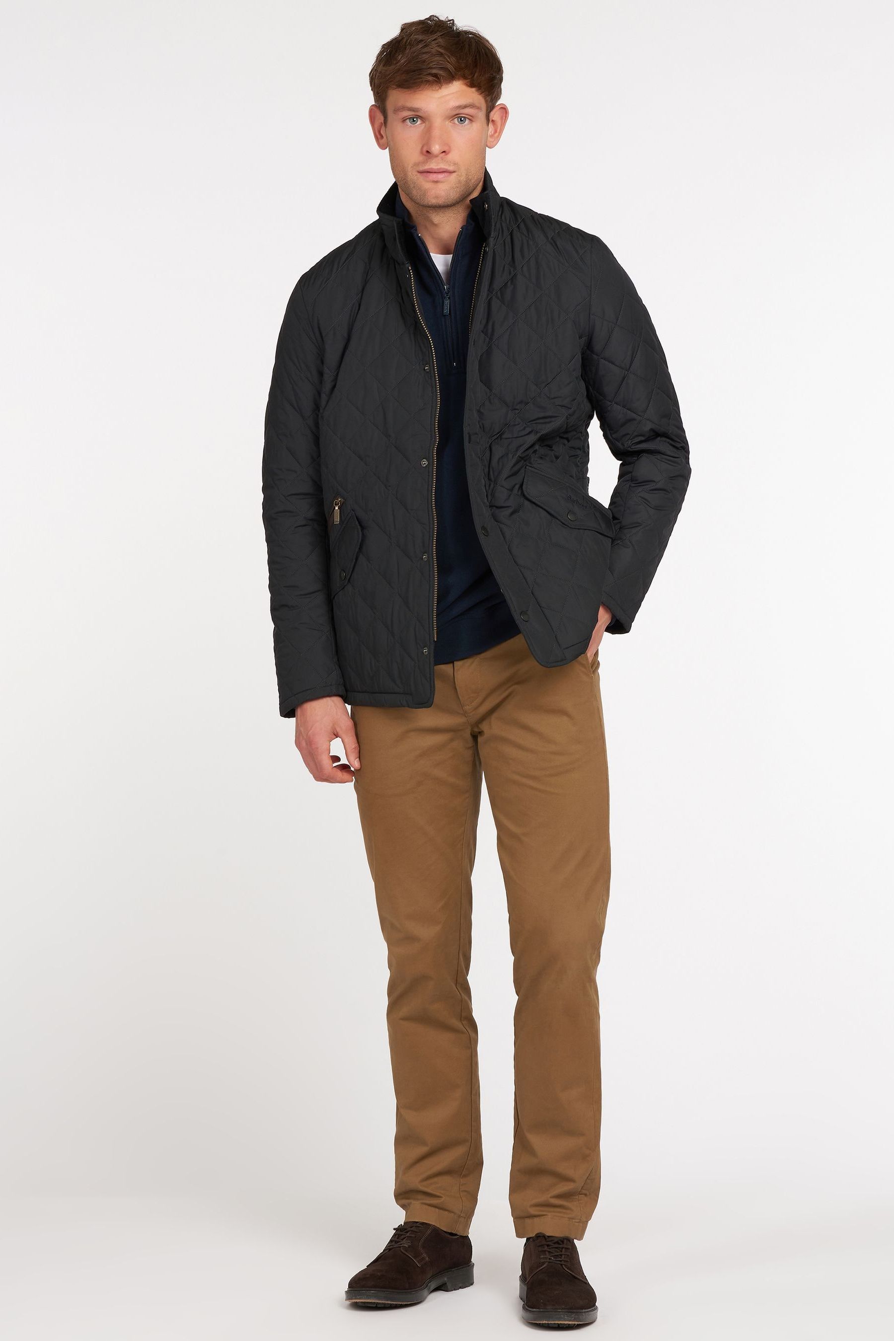 Buy Barbour® Navy Chelsea Quilted Jacket from Next Saudi Arabia