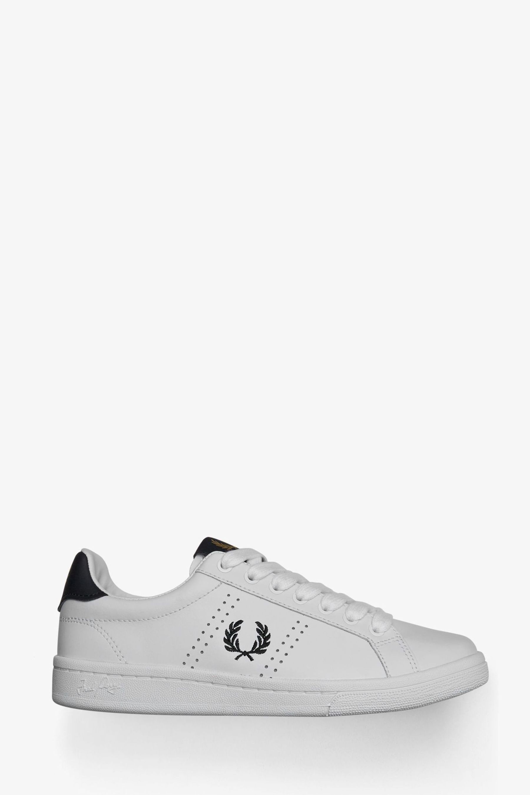 womens black fred perry trainers