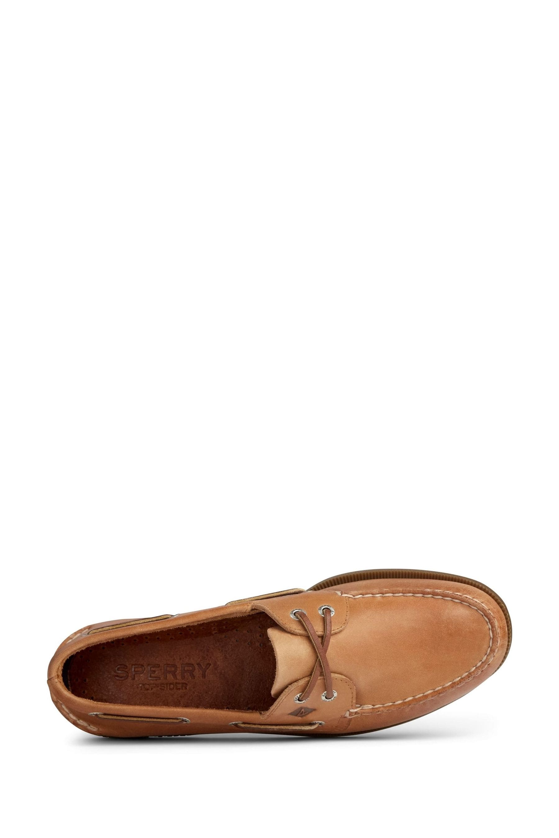 sperry tan leather boat shoes