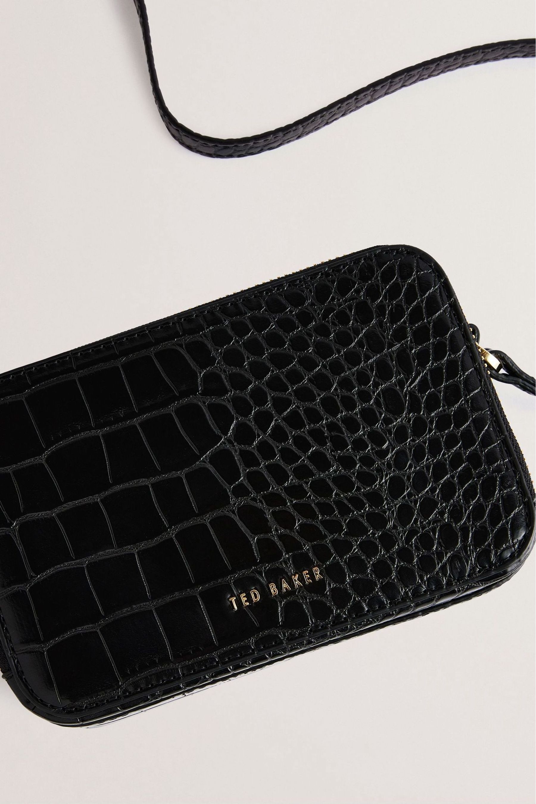 Buy Ted Baker Black Stina Double Zip Mini Camera Bag from Next Ireland