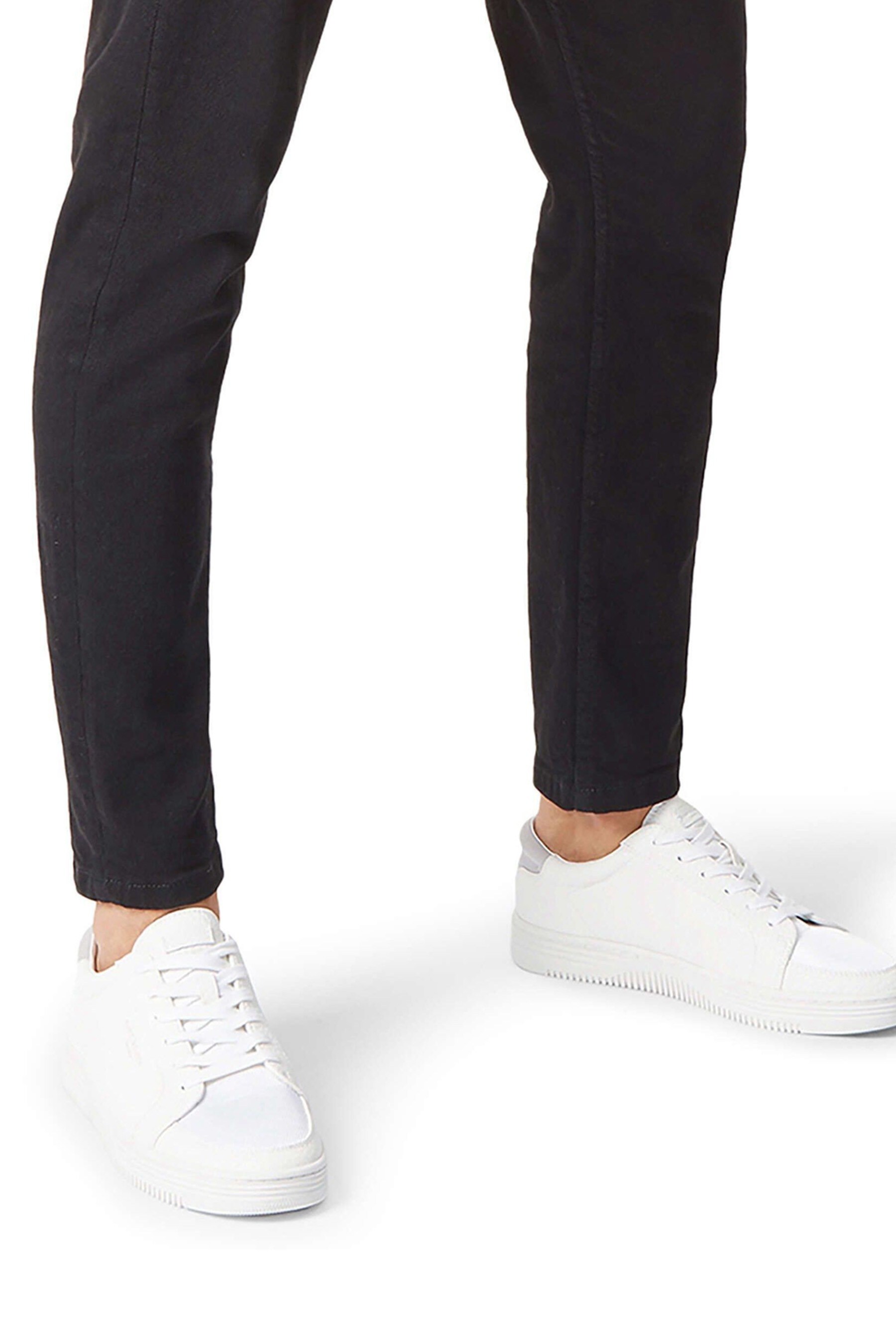 kurt geiger white platform trainers