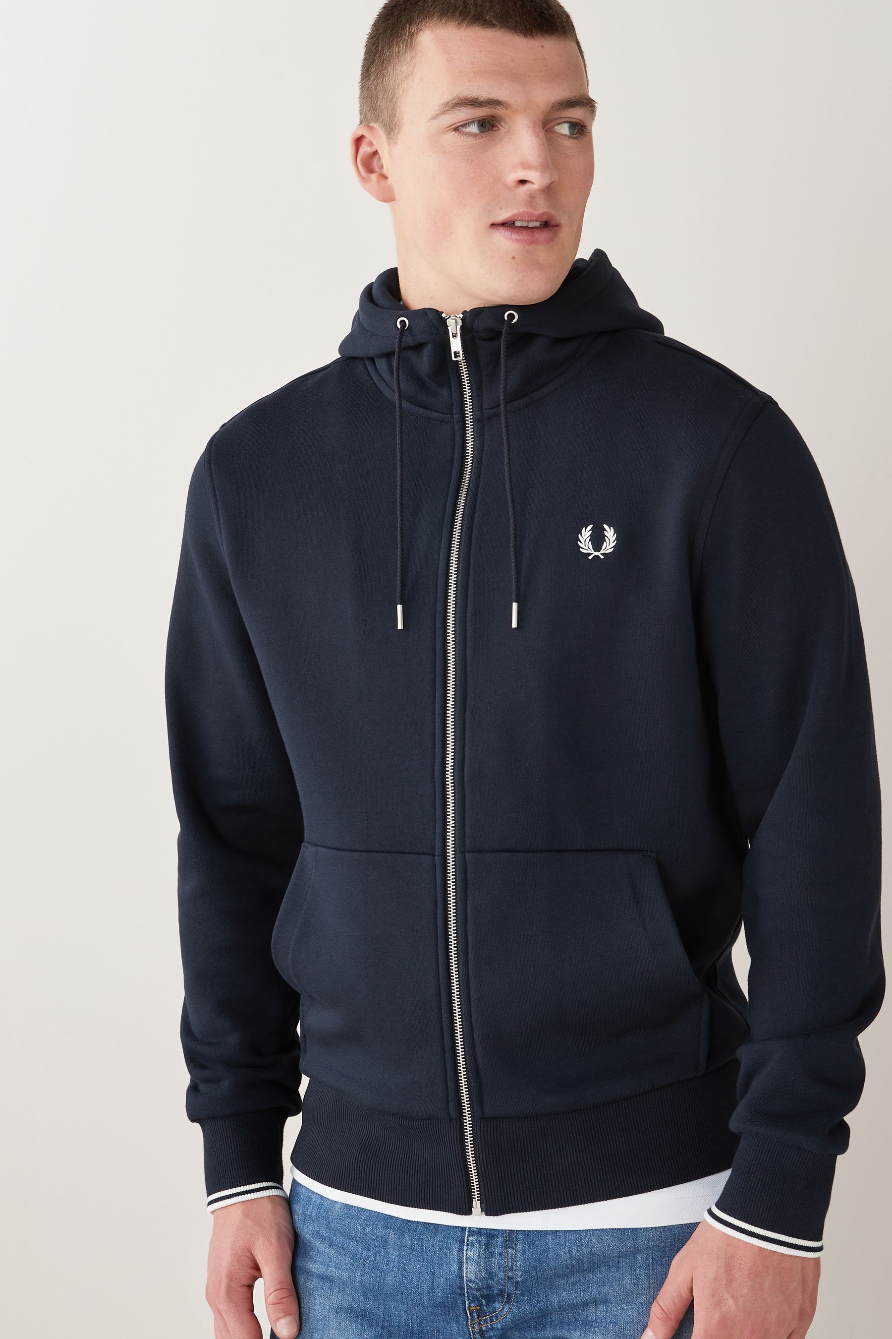 Buy Fred Perry Zip Through Hoodie from the Next UK online shop