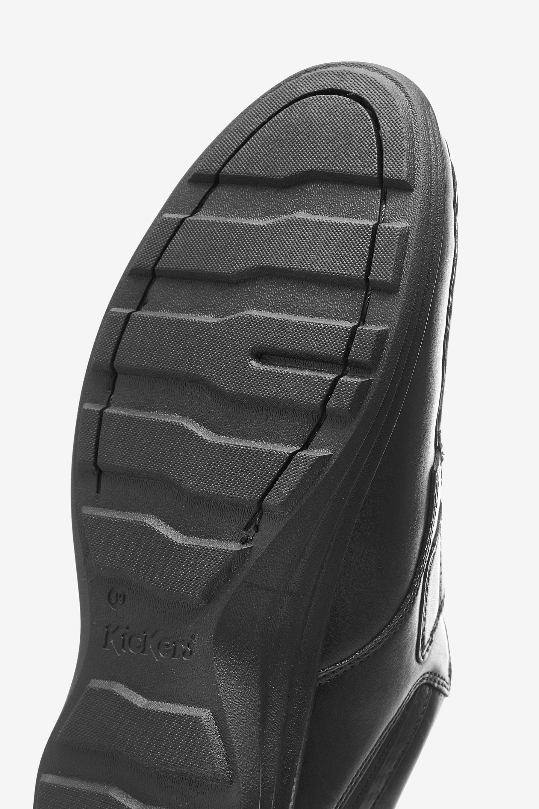 Chaussures Bateau Pour Garçon Kickers Reasan - En Cuir, Sangle Velcro, Semelle Souple Et Confortable