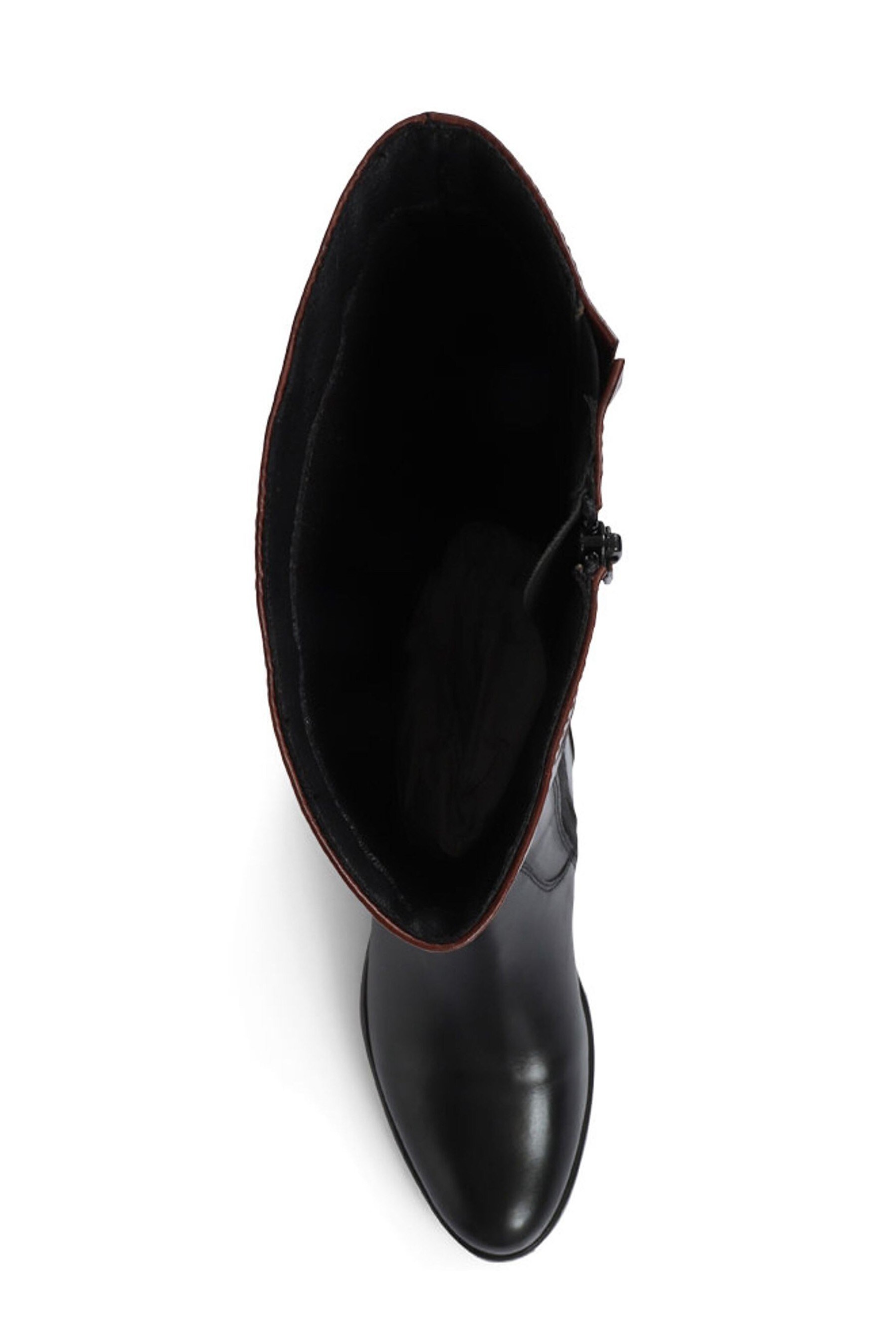 pavers knee high boot with button detail