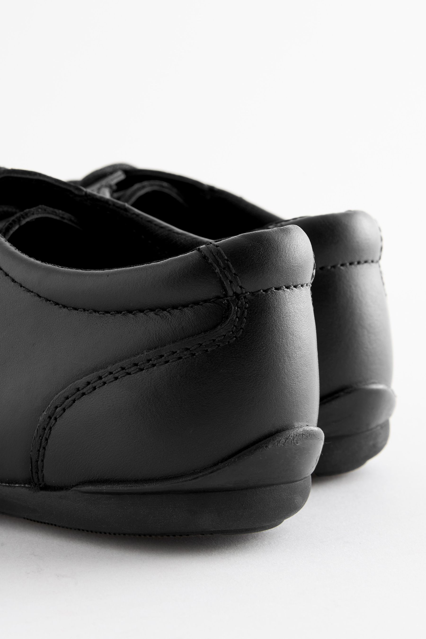 black suedette lace up brogues