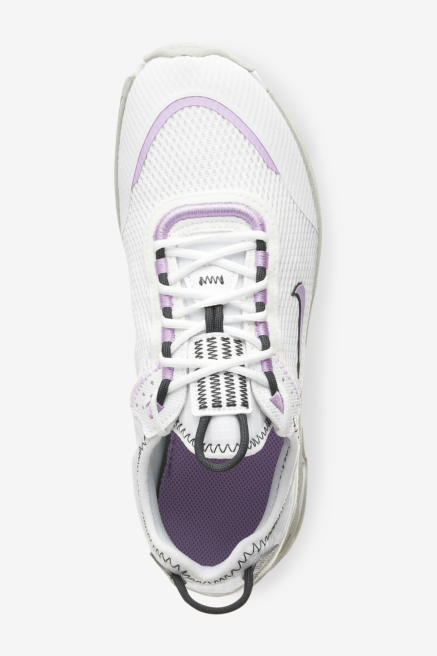 Buy Nike White/Purple React Live Youth Trainers from Next Poland