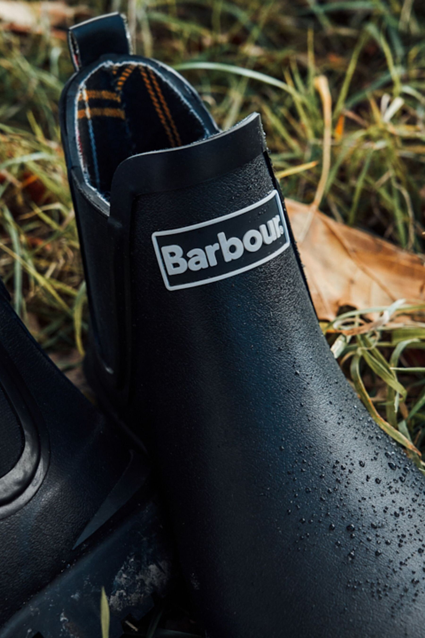 barbour wilton wellingtons navy