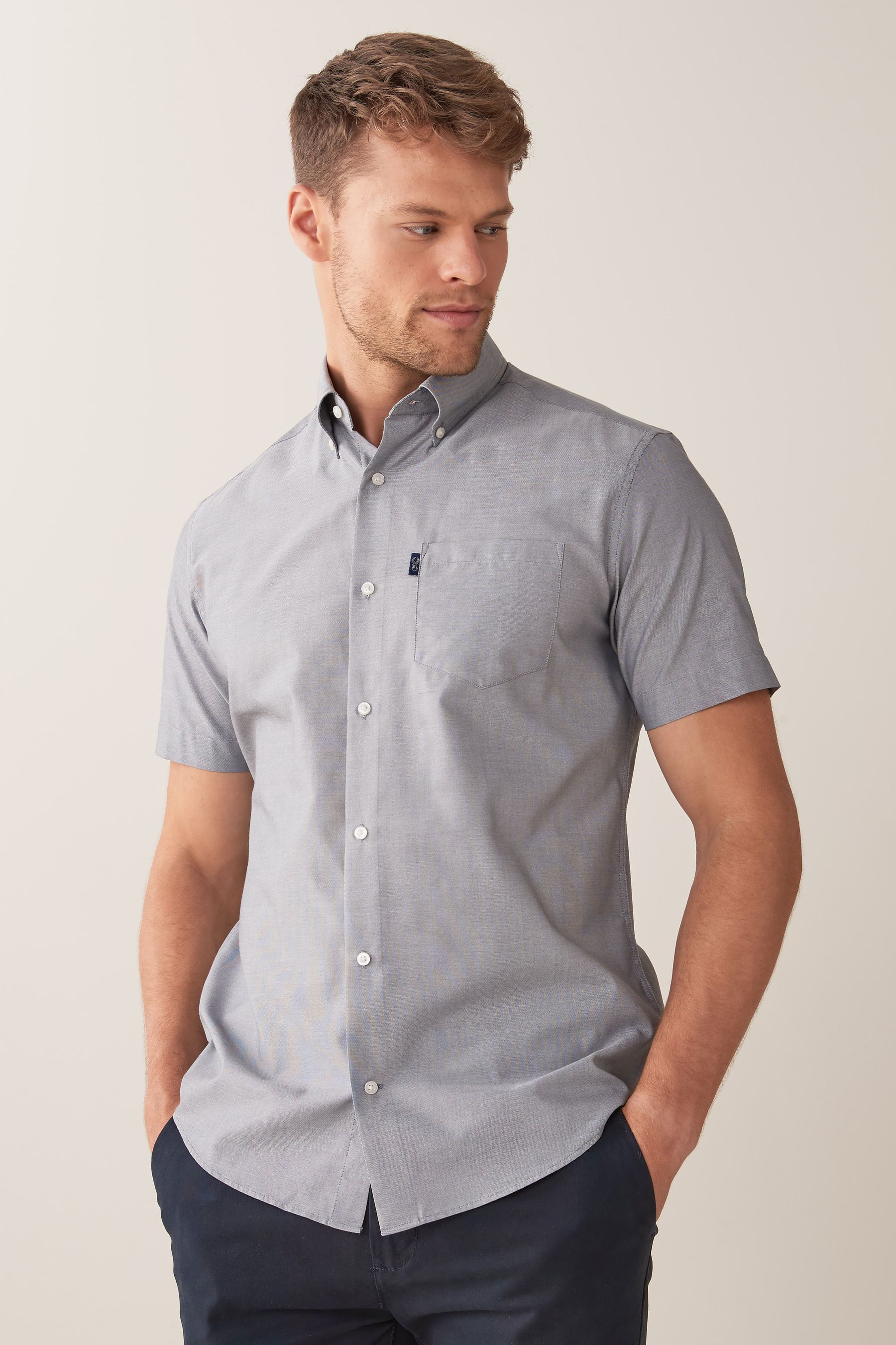 Buy Easy Iron Button Down Oxford Shirt from Next Ireland