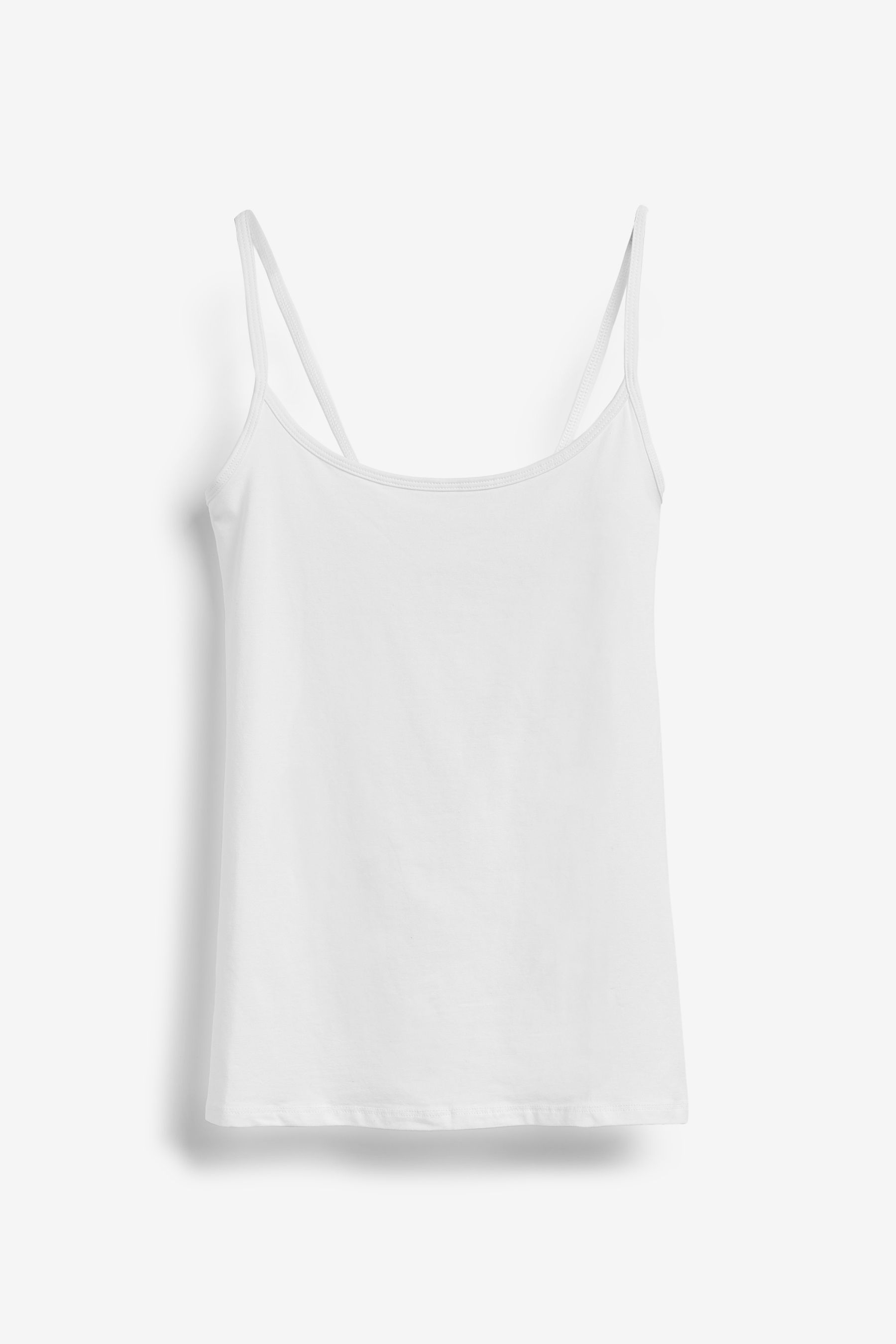 Buy White Thin Strap Vest from the Next UK online shop