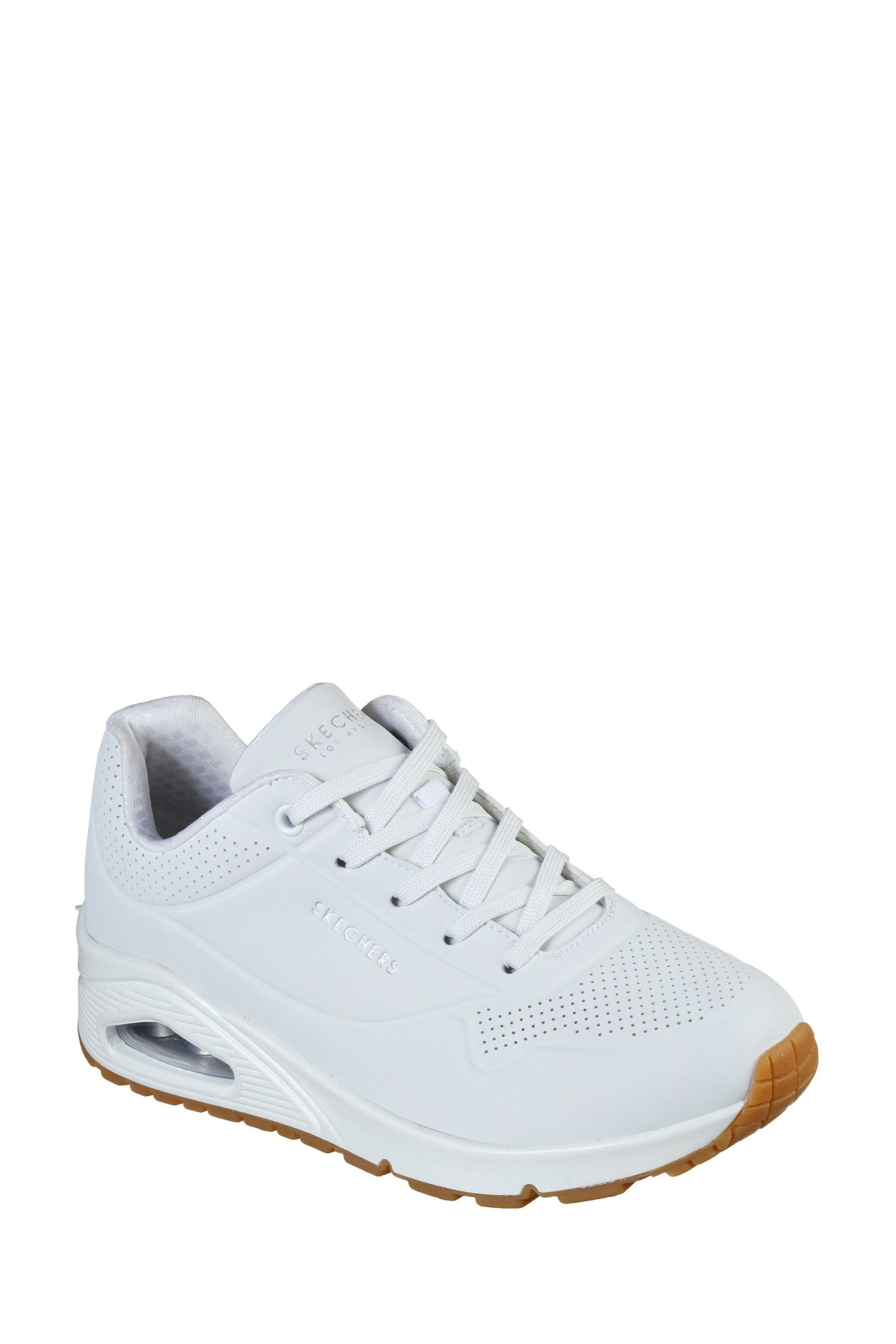 skechers uno stand on air white