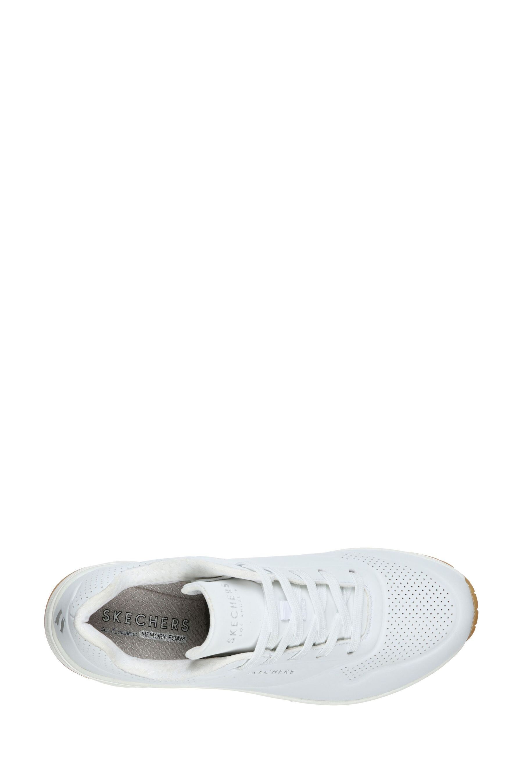 skechers uno stand on air white