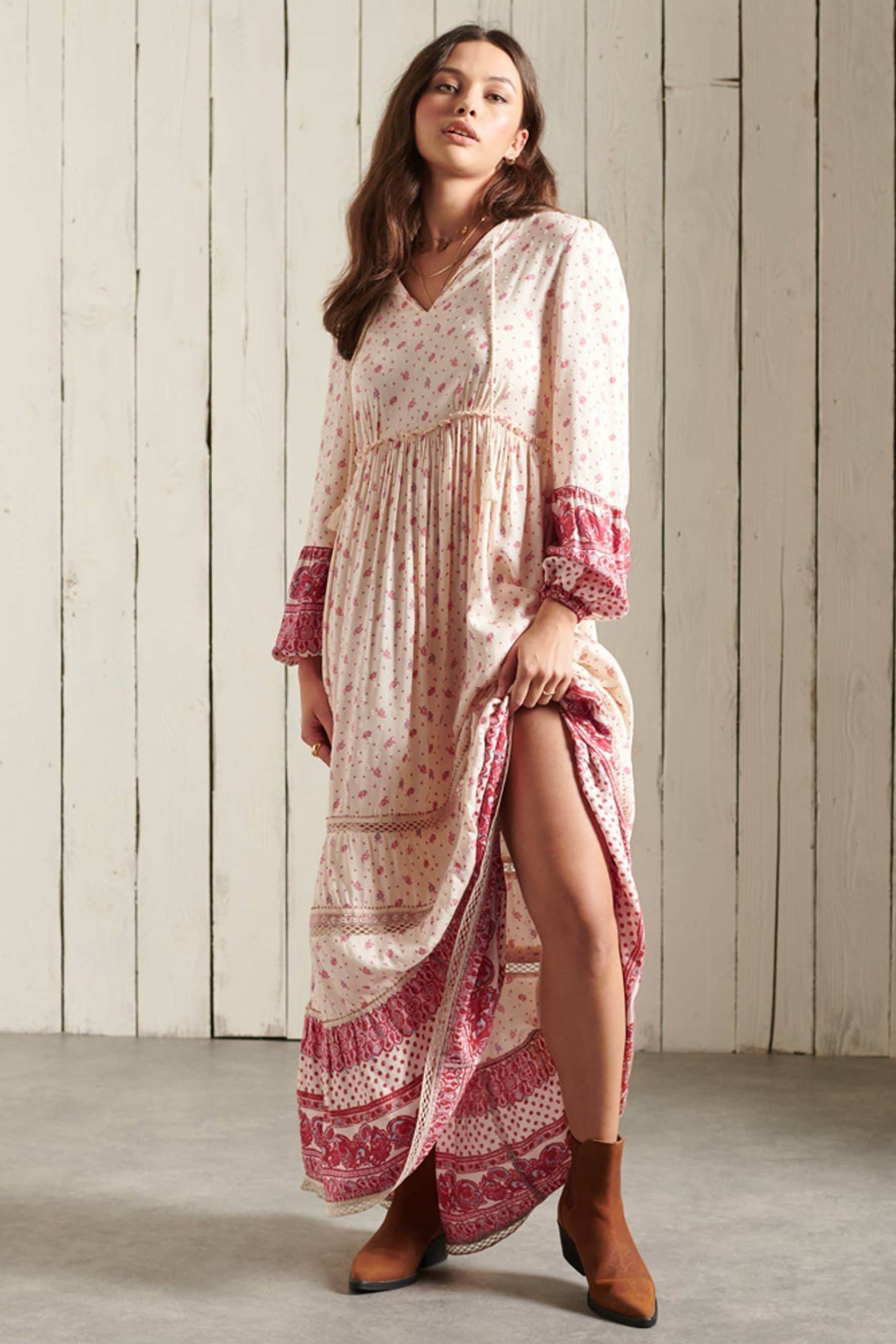 superdry arizona maxikleid
