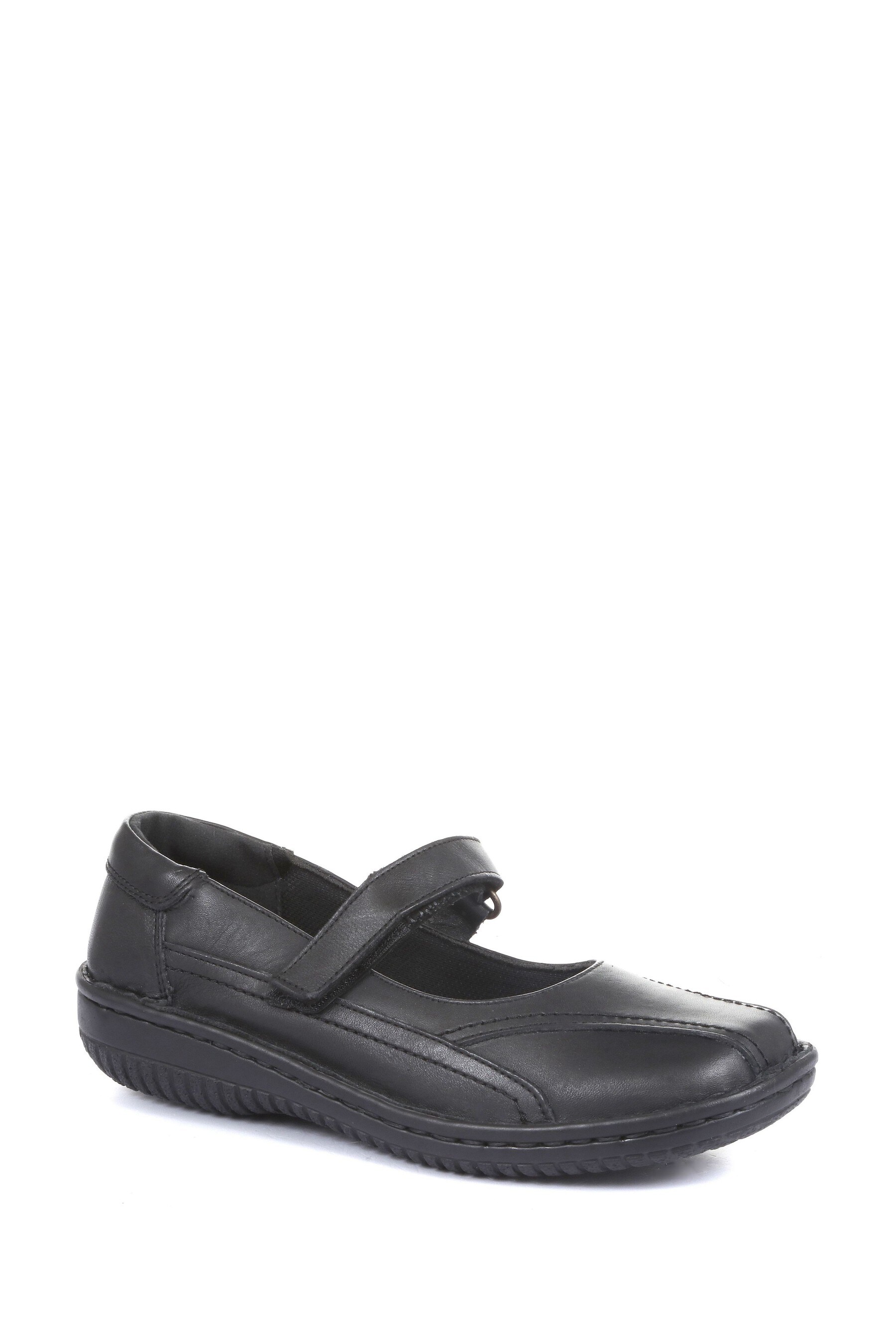 ladies wide fit leather shoes