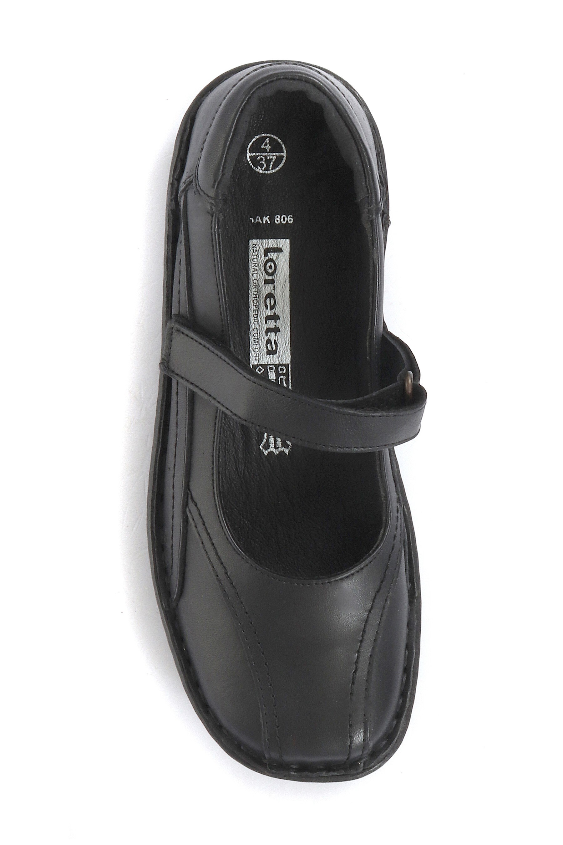 ladies wide fit leather shoes