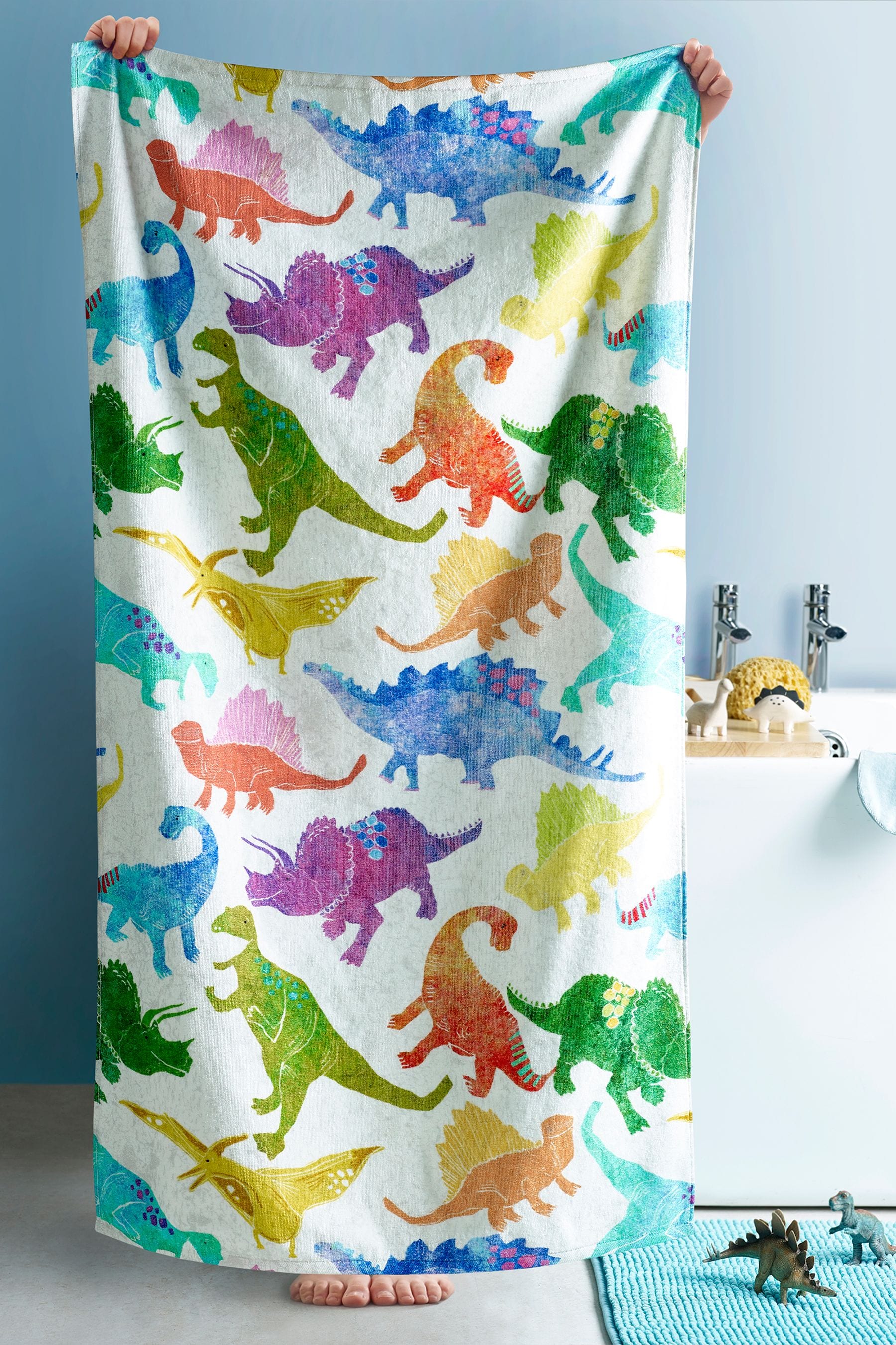 Buy Children's Bright Dinosaur Towel from Next Australia