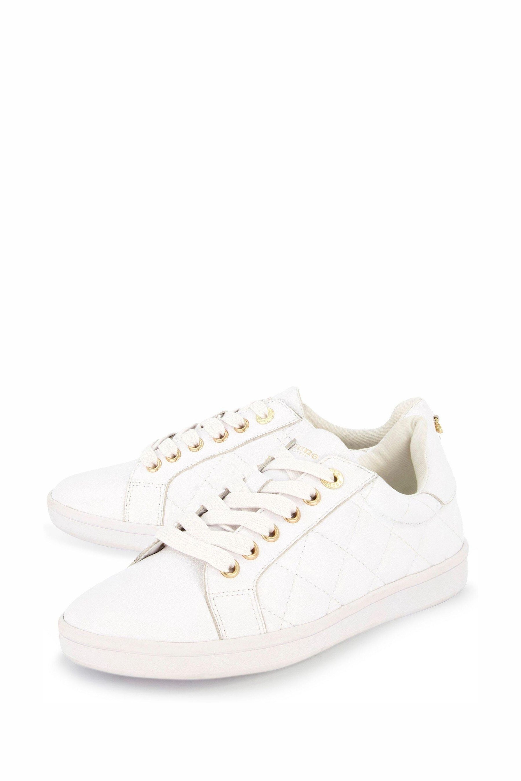 dune quilted trainers