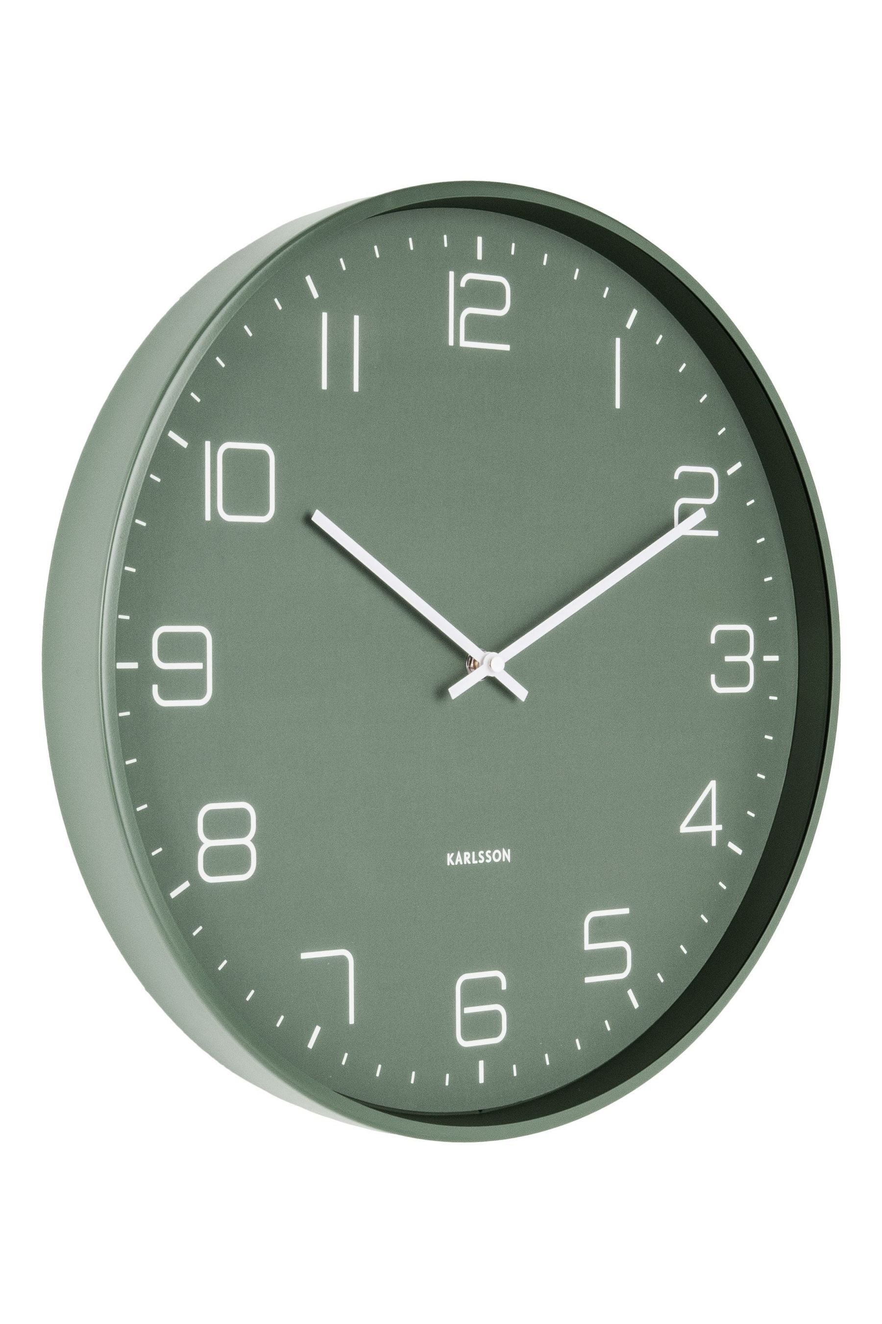 Buy Karlsson Green Lofty Wall Clock from the Next UK online shop