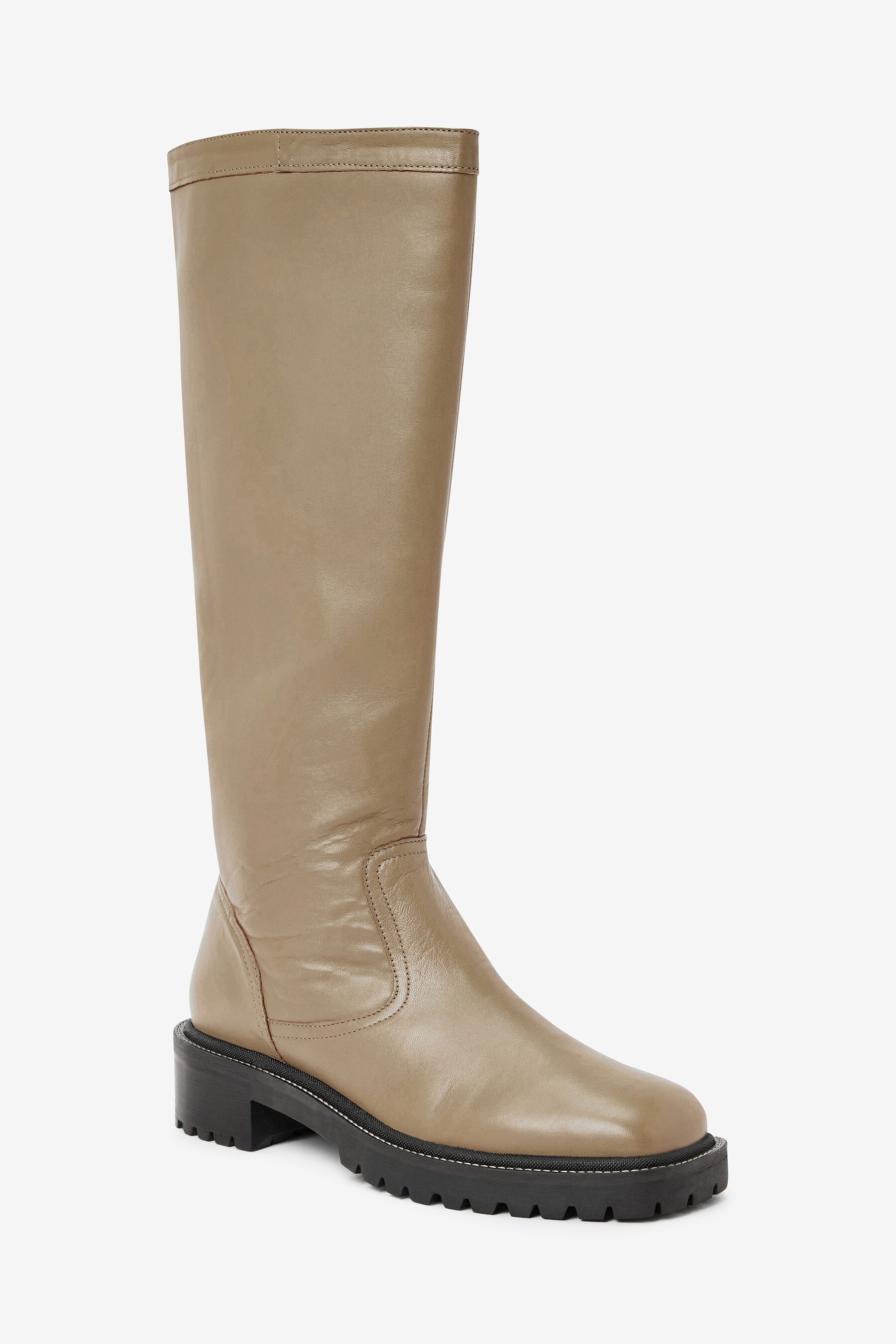 Buy Forever Comfort Square Toe Knee High PullOn Boots from Next Ireland
