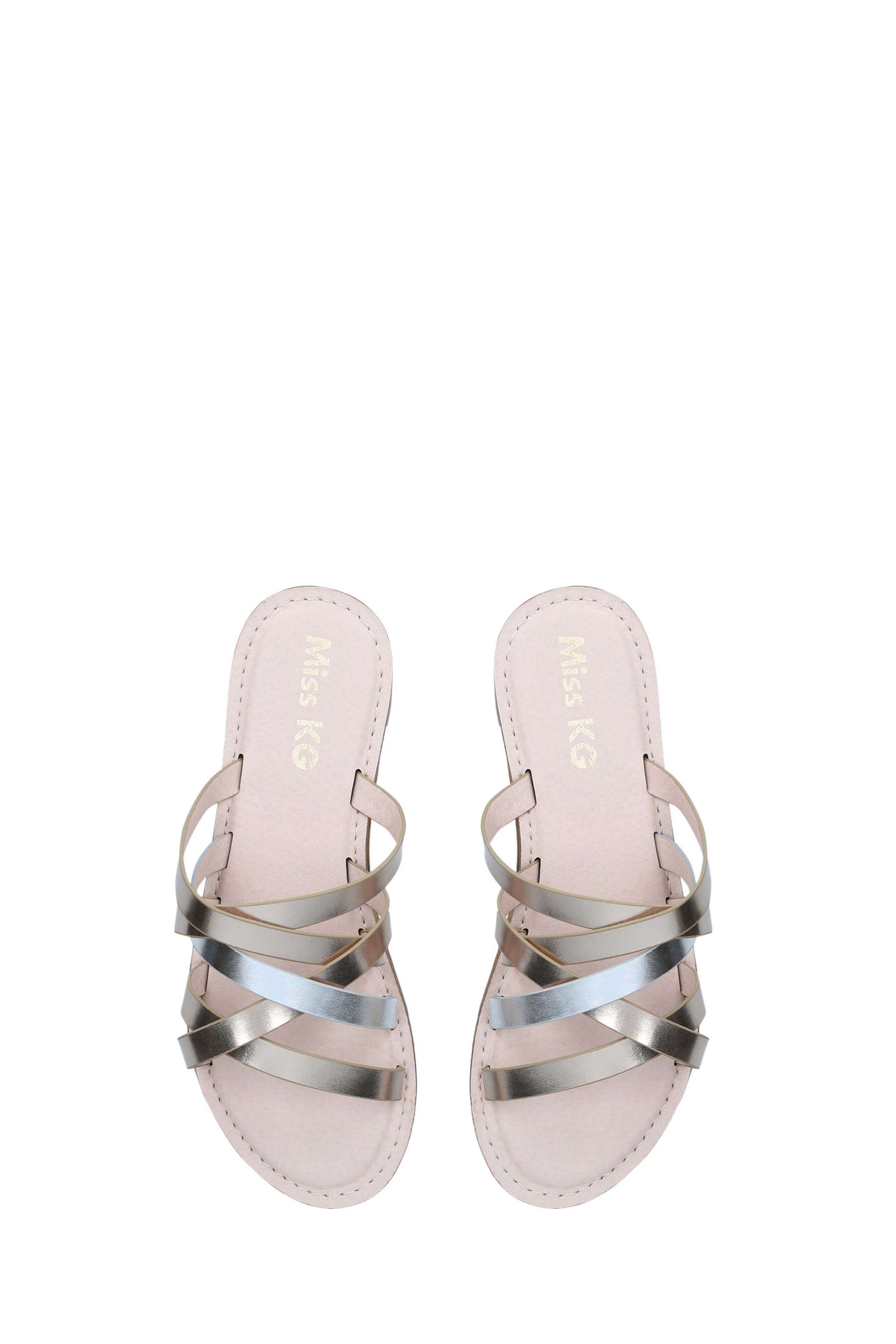 Buy Miss KG Gold Denver Sandals from the Next UK online shop