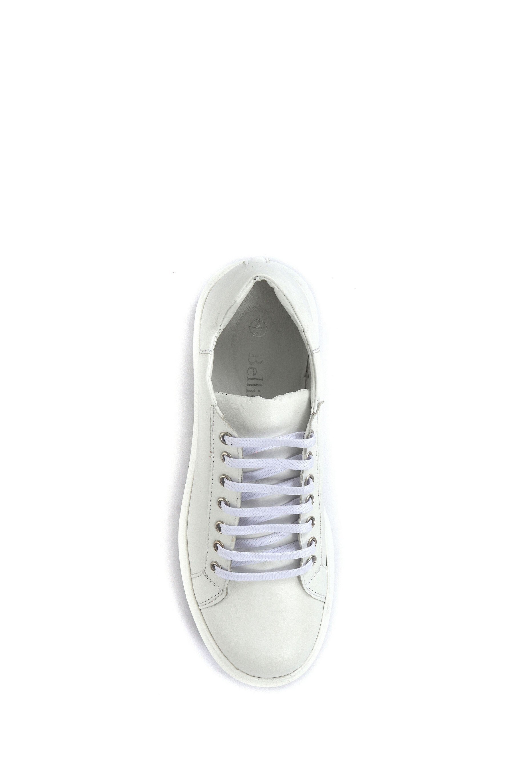 bellissimo leather lace up with side zip