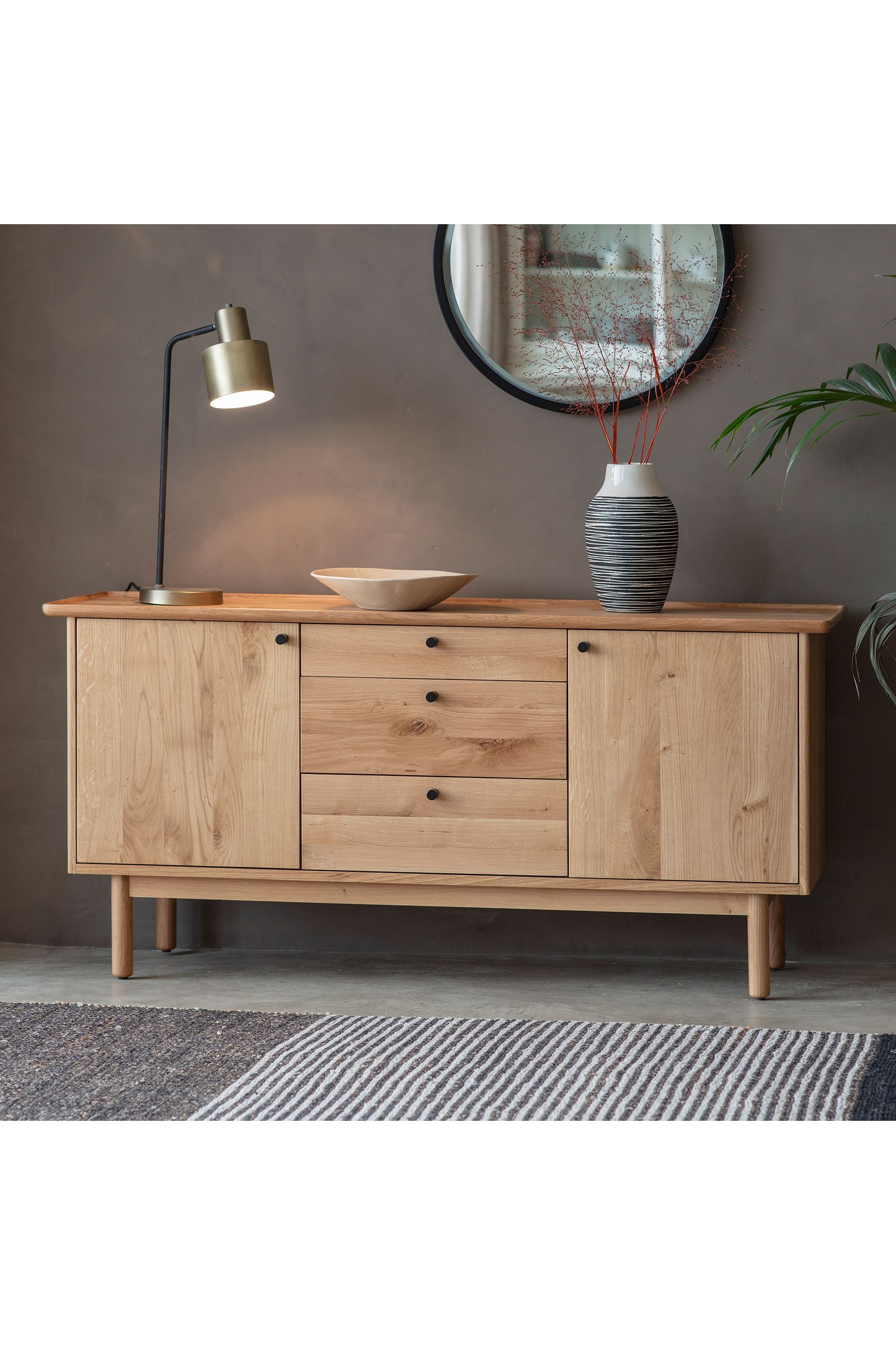 Buy Gallery Home Natural Columbia 2 Door 3 Drawer Sideboard from the
