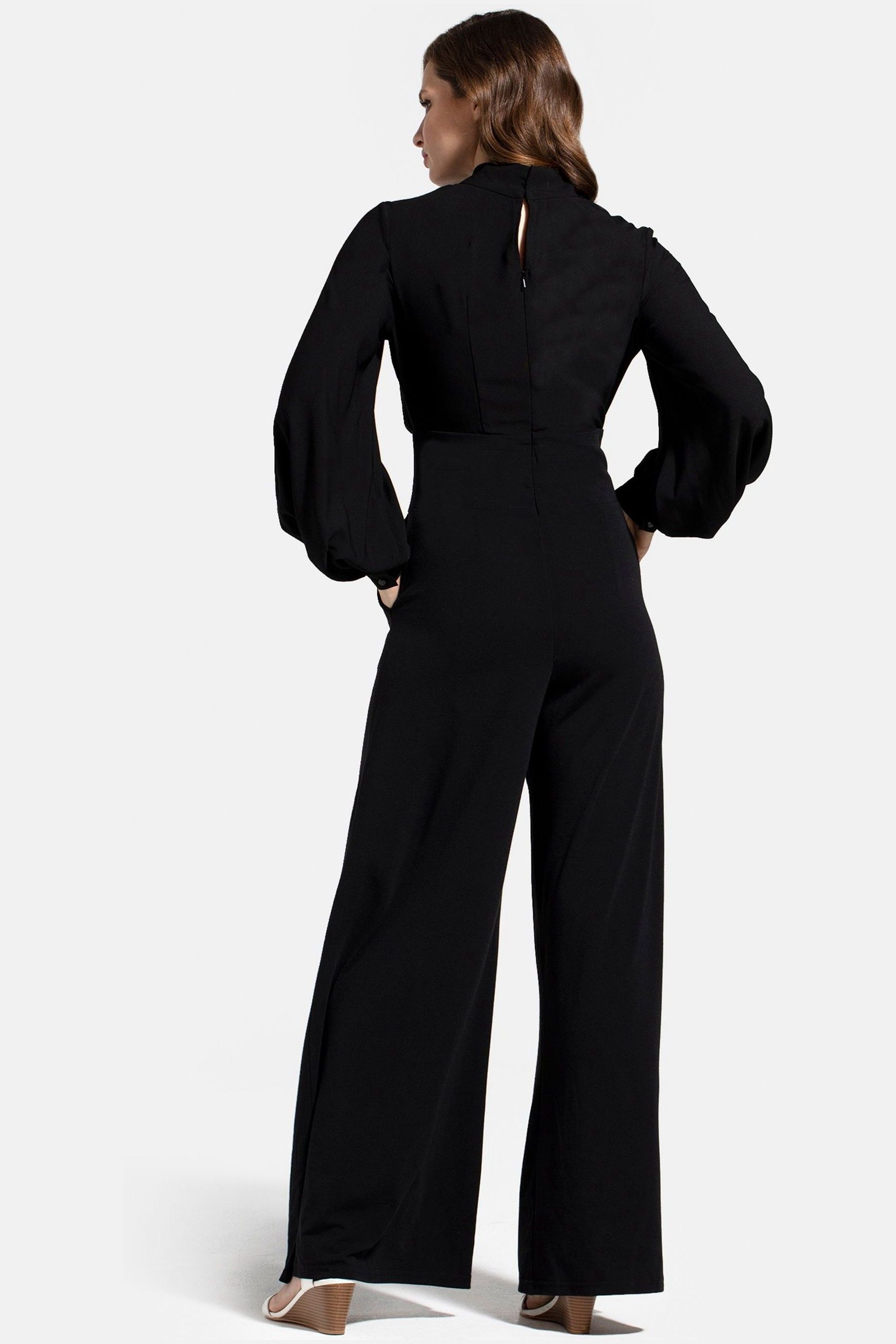 Buy Hotsquash Wide Leg Jumpsuit With Blouson Sleeve From The Next Uk Online Shop
