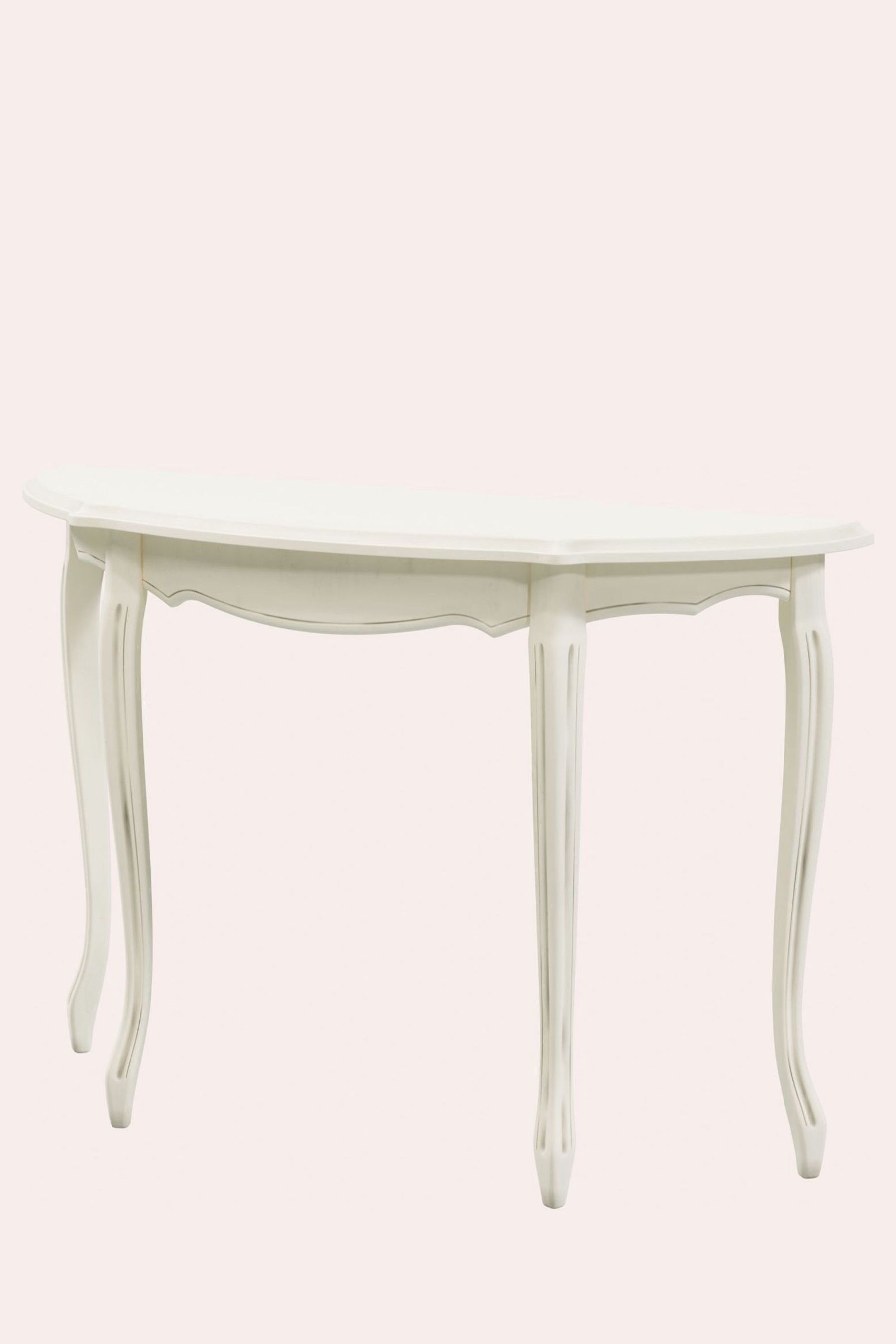 Buy Laura Ashley Ivory Provencale Half Moon Console Table from the Next