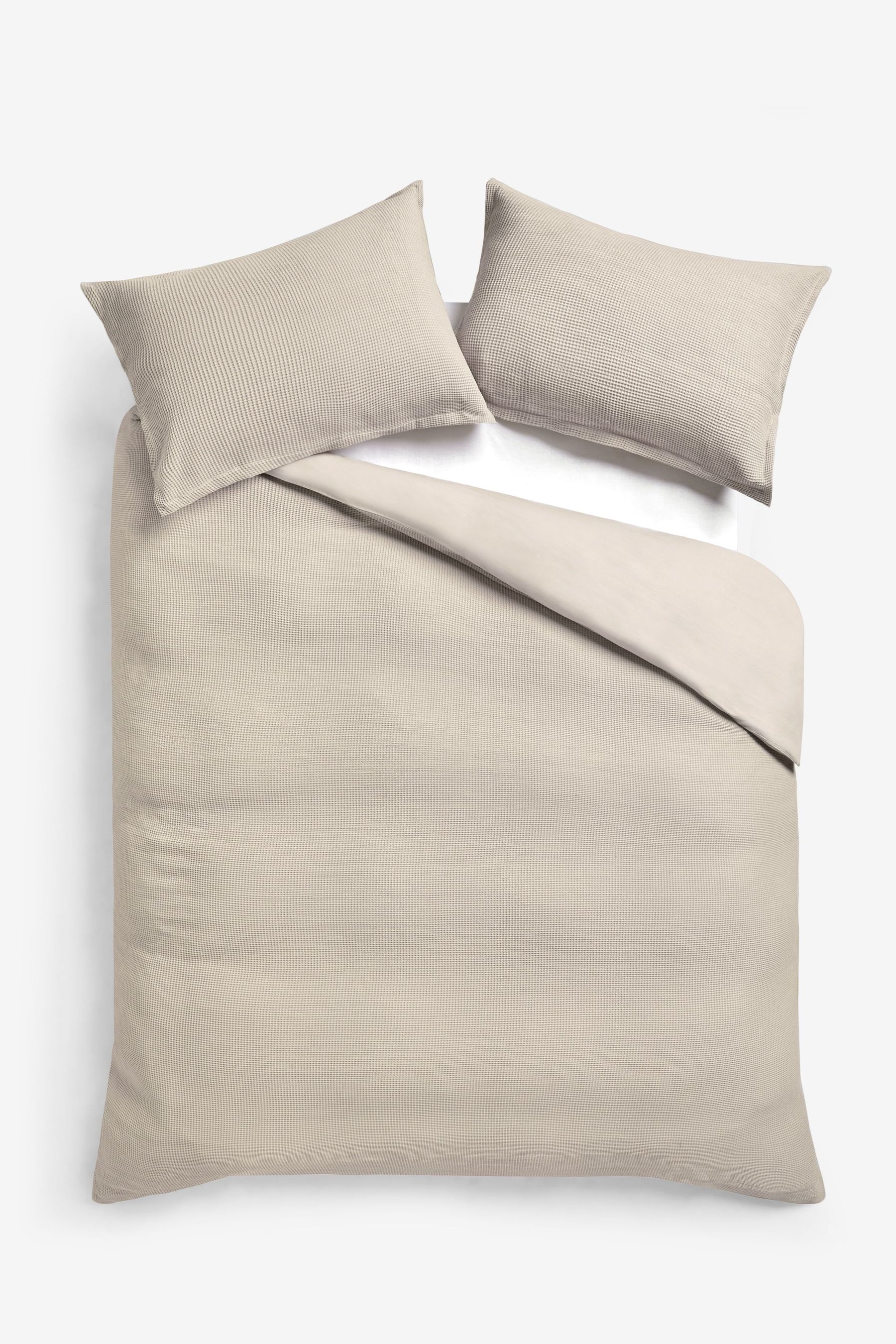 Buy Waffle Duvet Cover And Pillowcase Set from Next Ireland