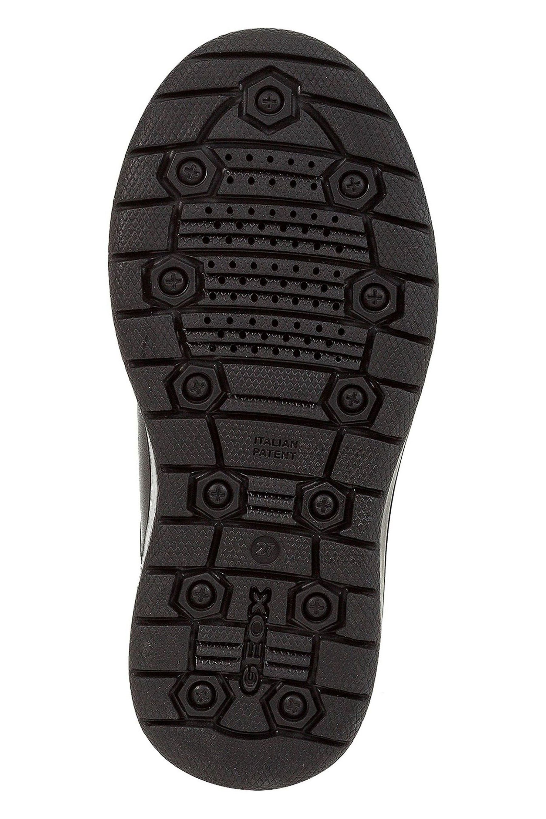 geox black leather riddock