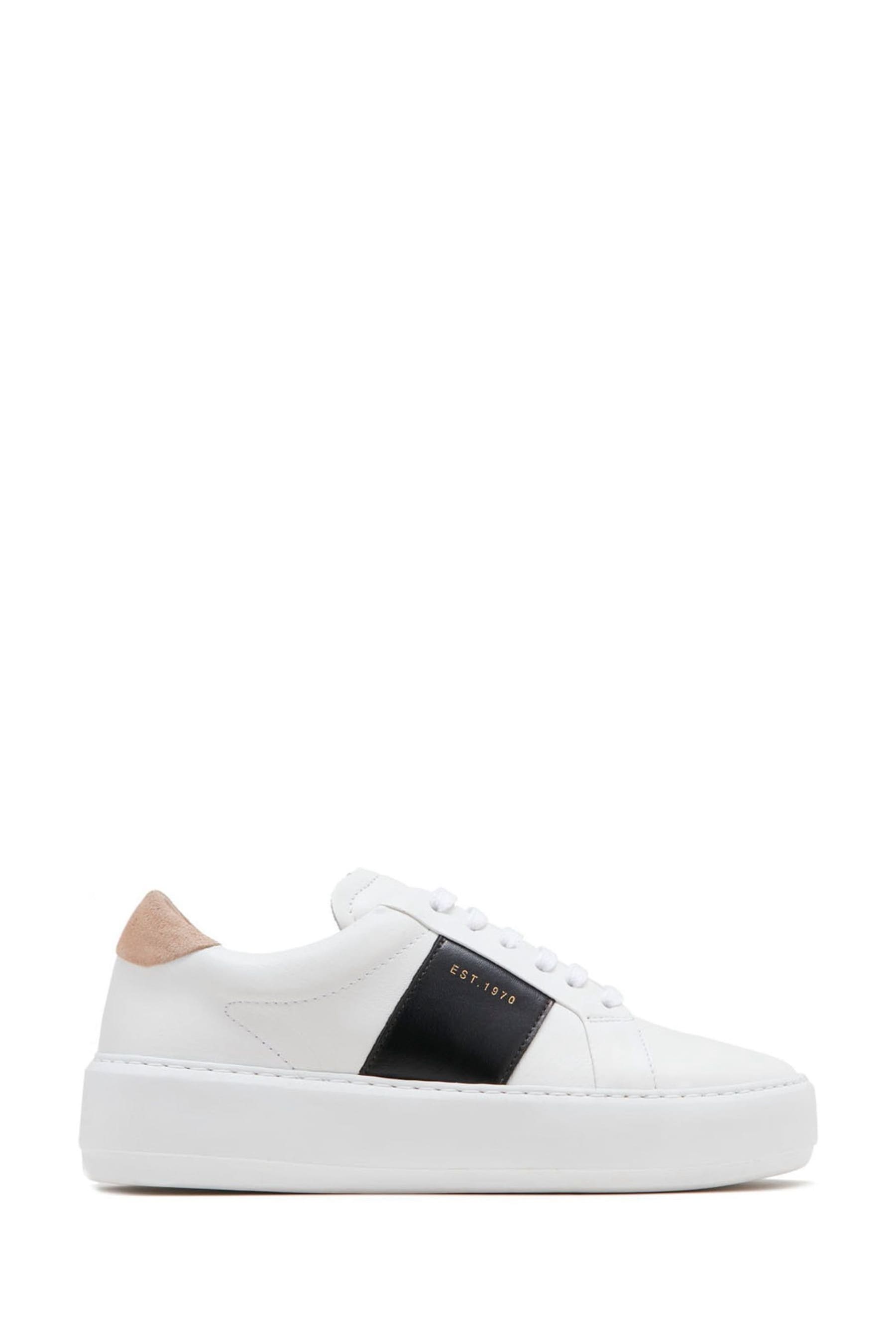 jigsaw silver trainers